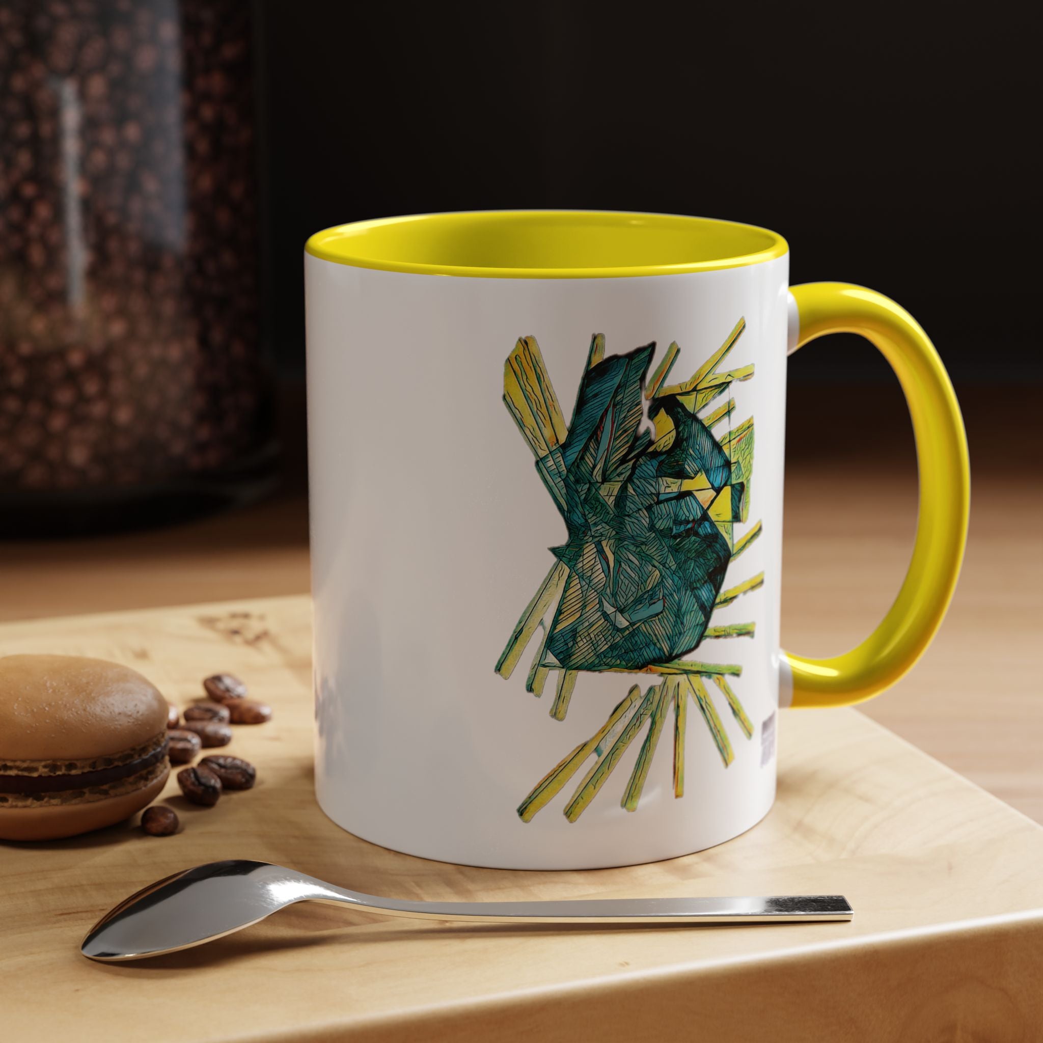 Lightspeed (Teal) Accent Coffee Mug (11oz, 15oz)