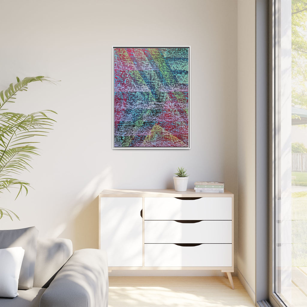 Elocution Matte Canvas, Framed