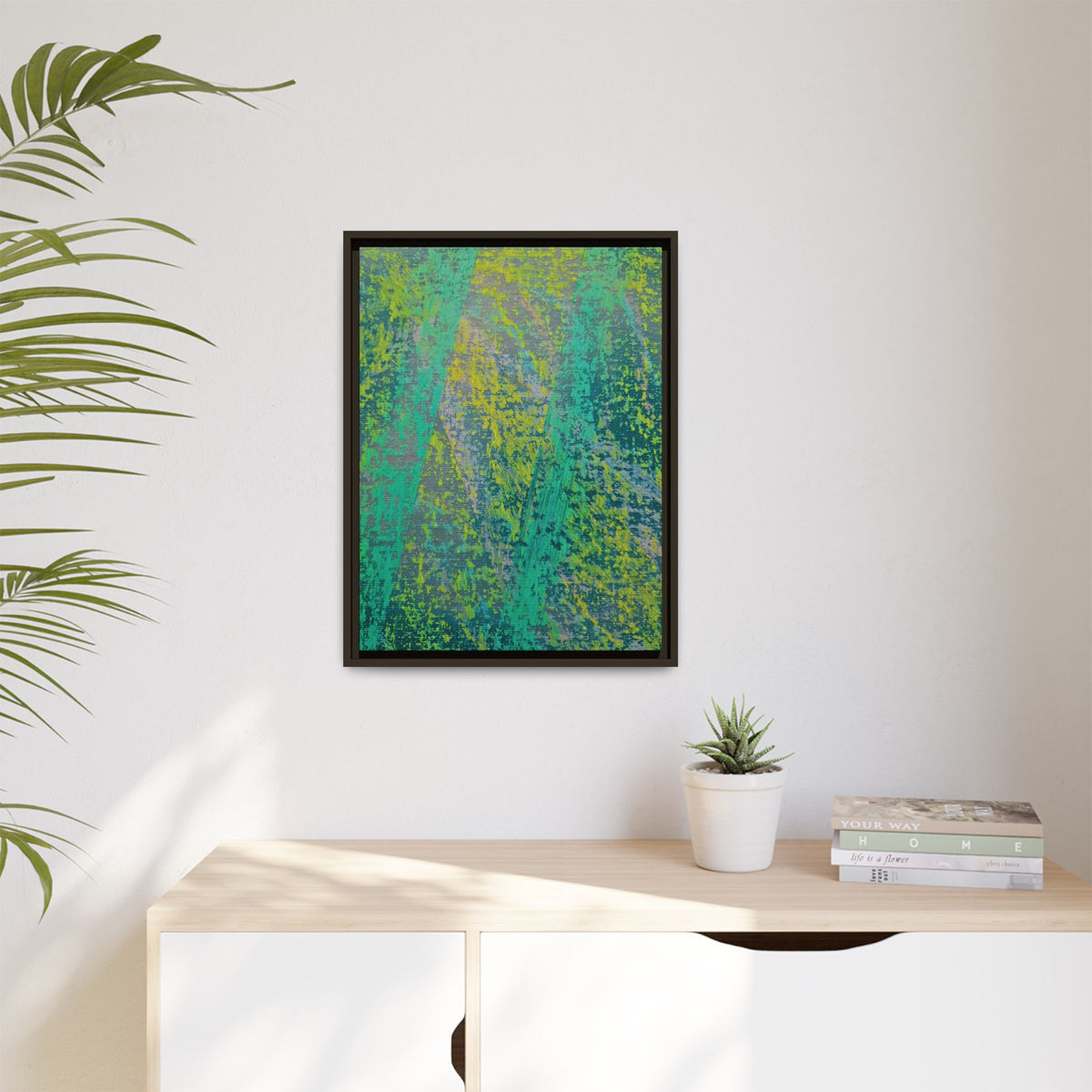 Spring Matte Canvas, Framed