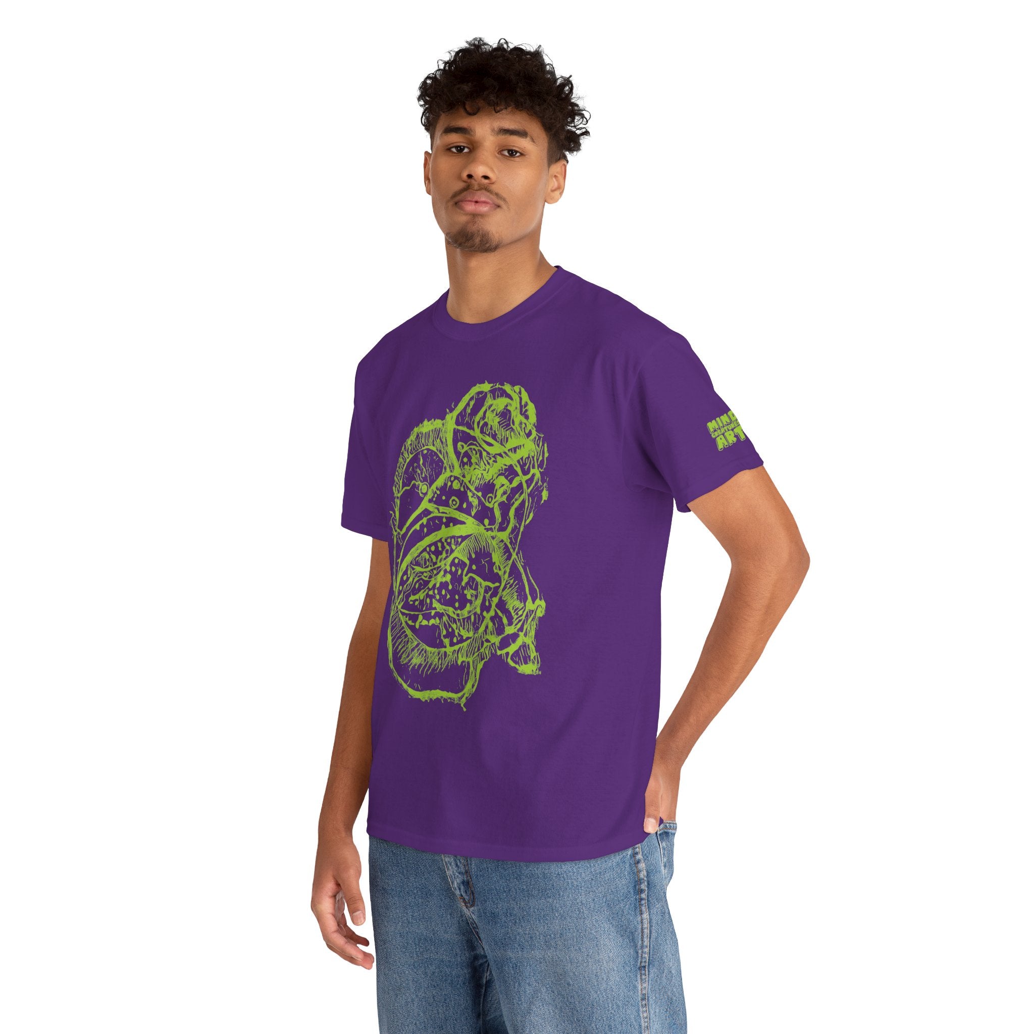 Exploration (Lime) Unisex Heavy Cotton Tee