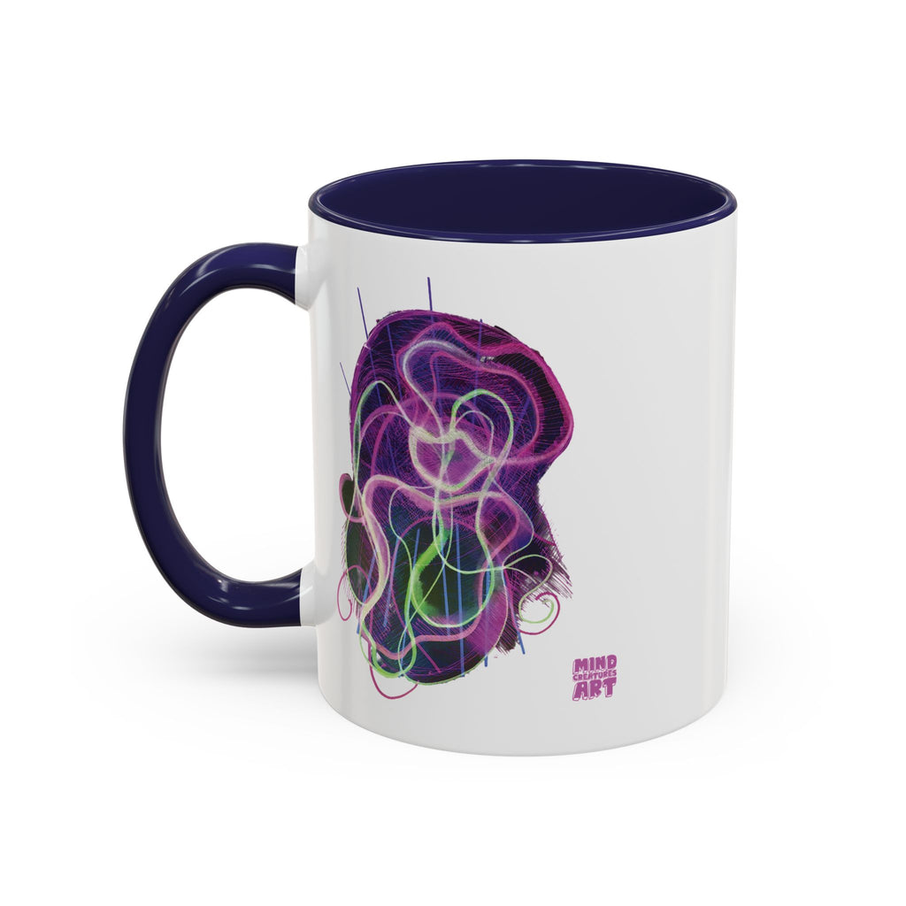 Davy Jones (Electric Purple) Accent Coffee Mug (11oz, 15oz)