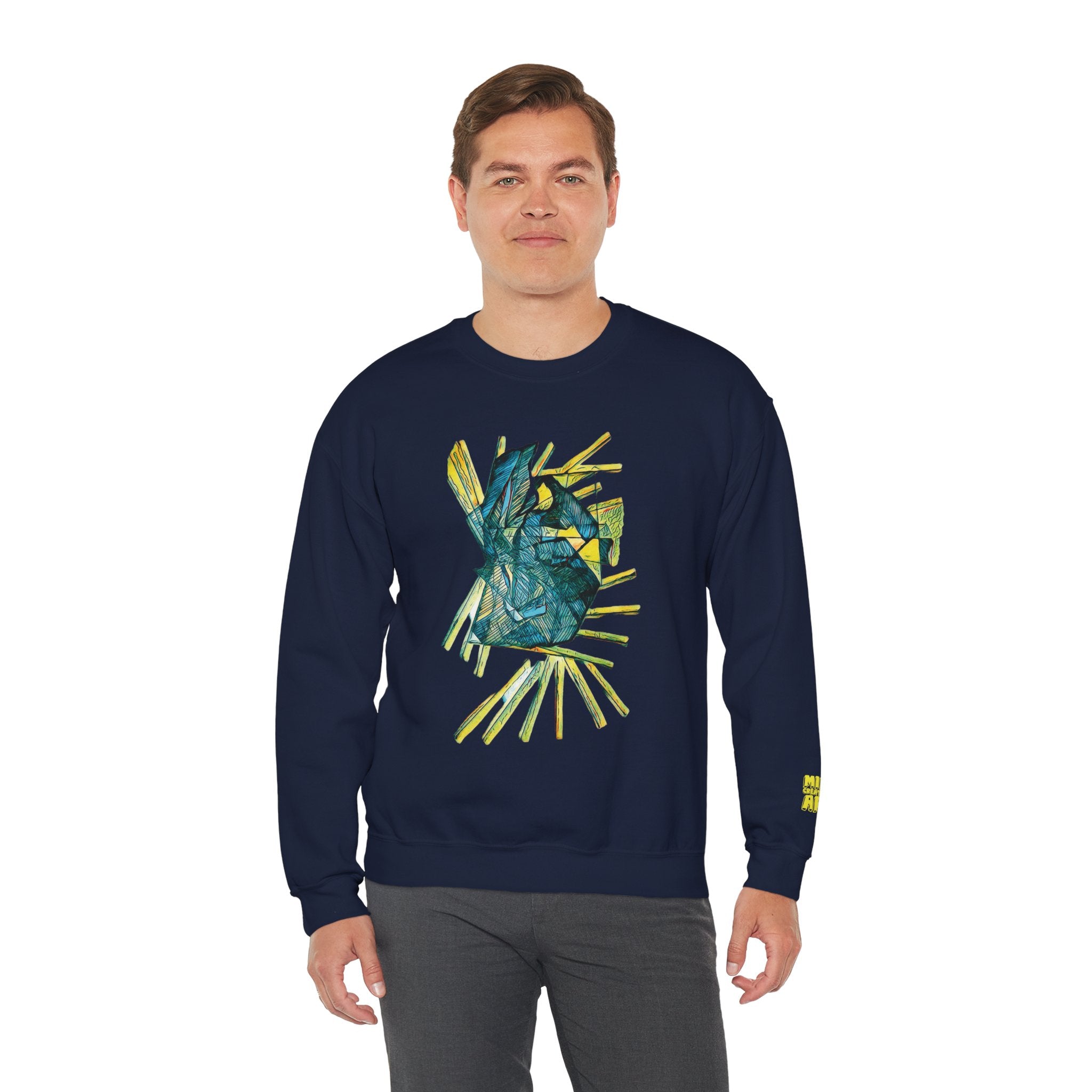 Lightspeed (Teal) Unisex Heavy Blend™ Crewneck Sweatshirt