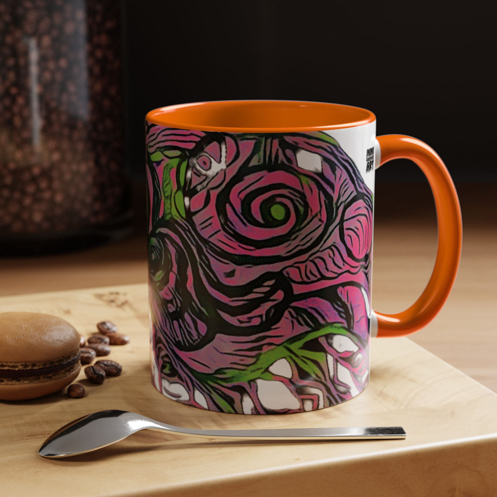 Vessel (Neon) Accent Coffee Mug (11oz, 15oz)