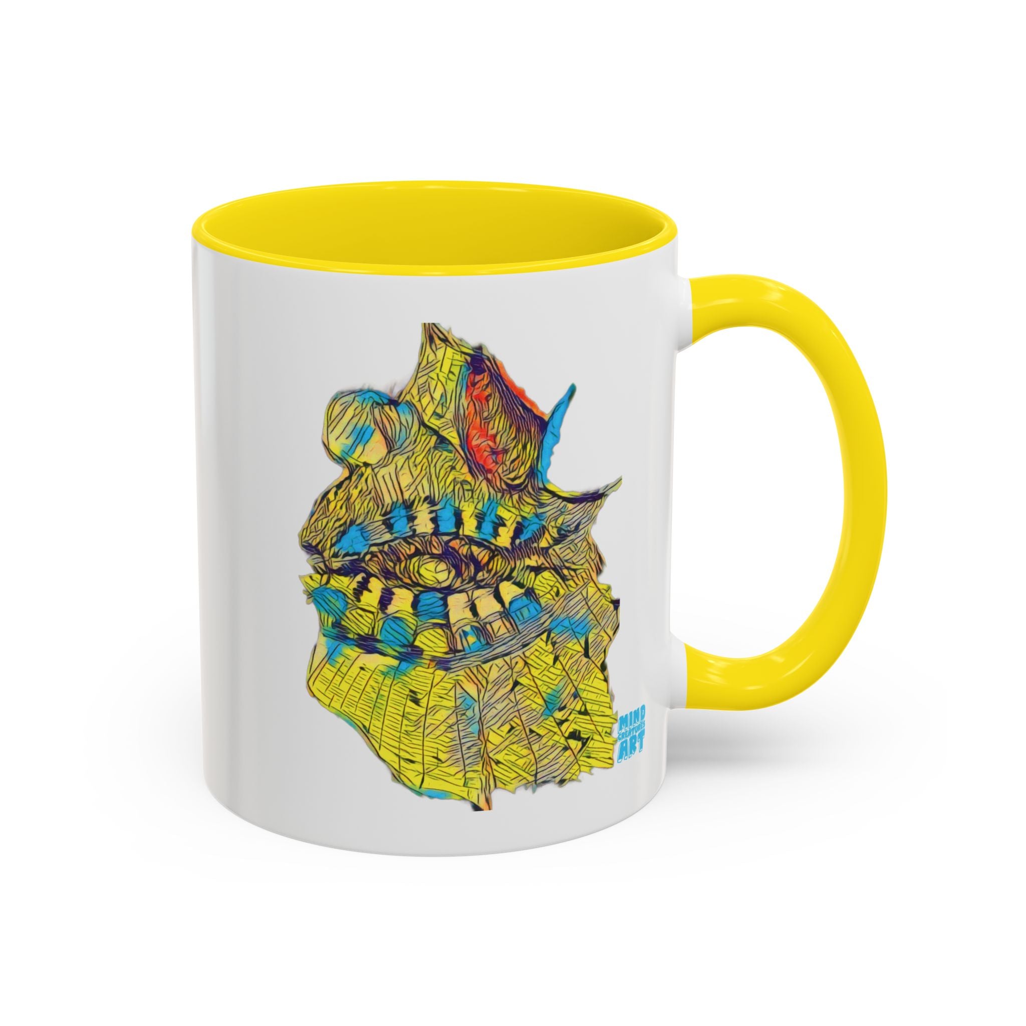 Hypnagogic (Neon) Accent Coffee Mug (11oz, 15oz)