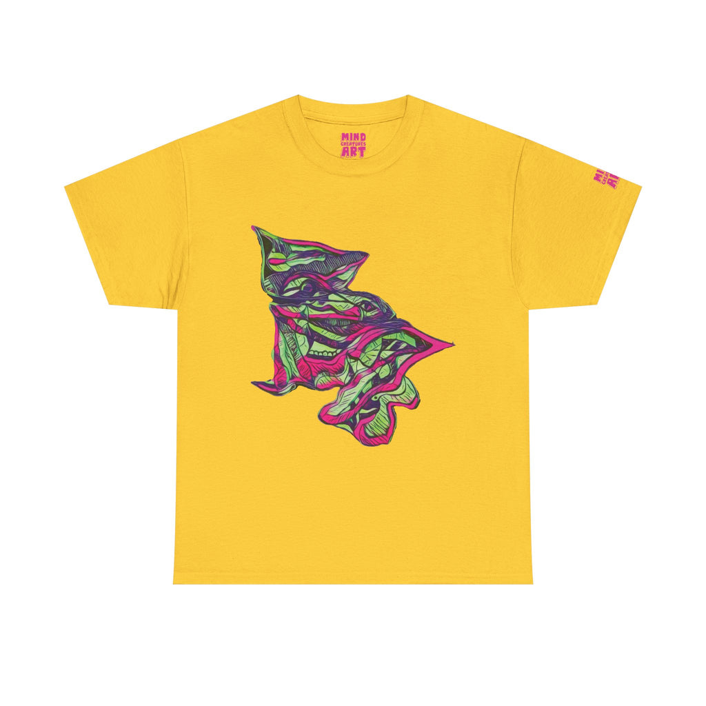 Cheshire (Pink & Green) Unisex Heavy Cotton Tee