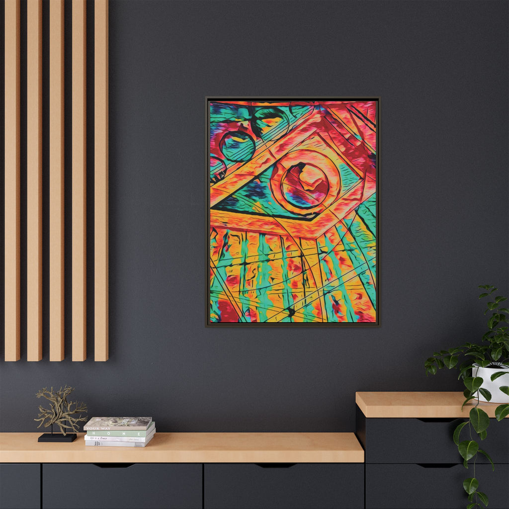 Love (Bright) Matte Canvas, Framed