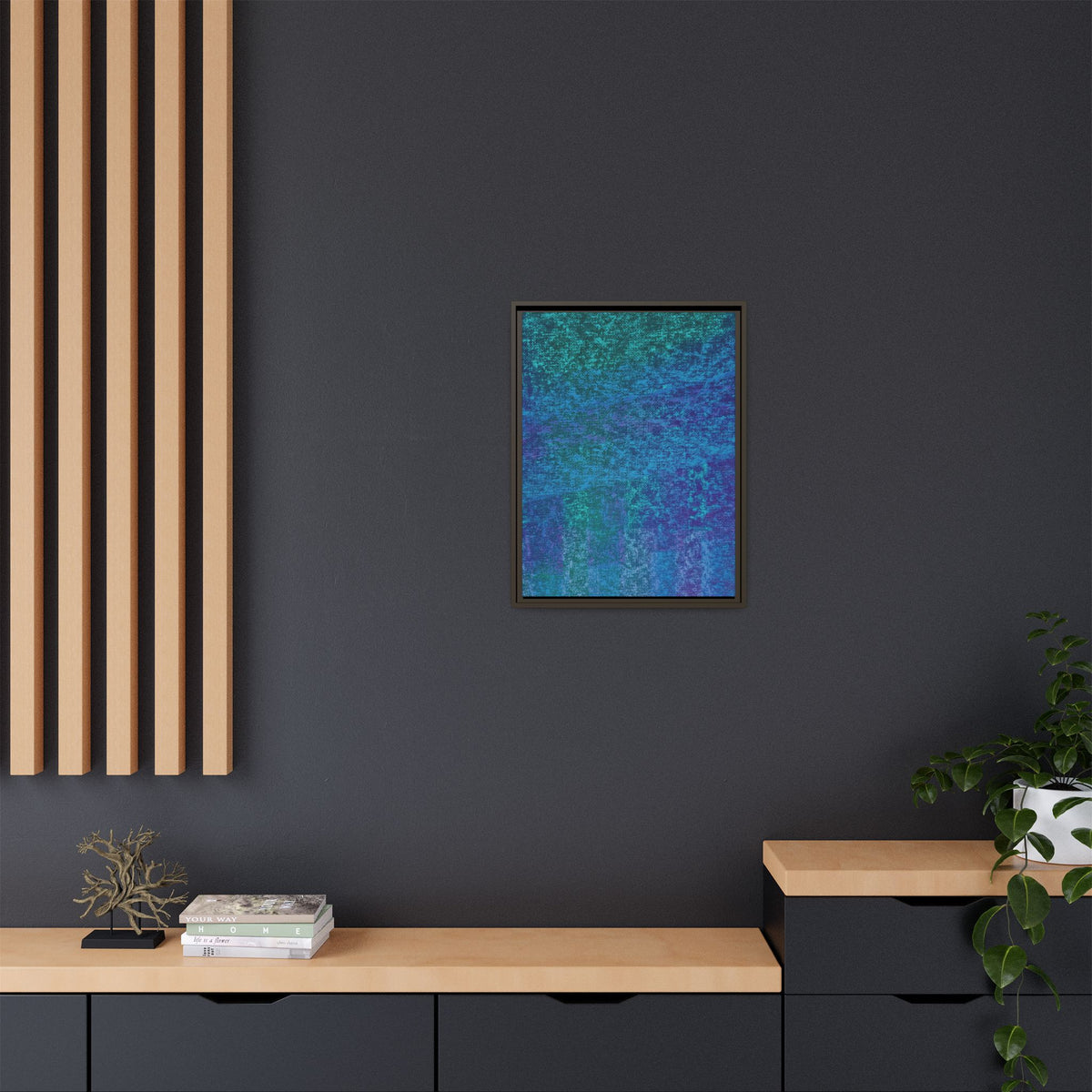Oceanic Matte Canvas, Framed