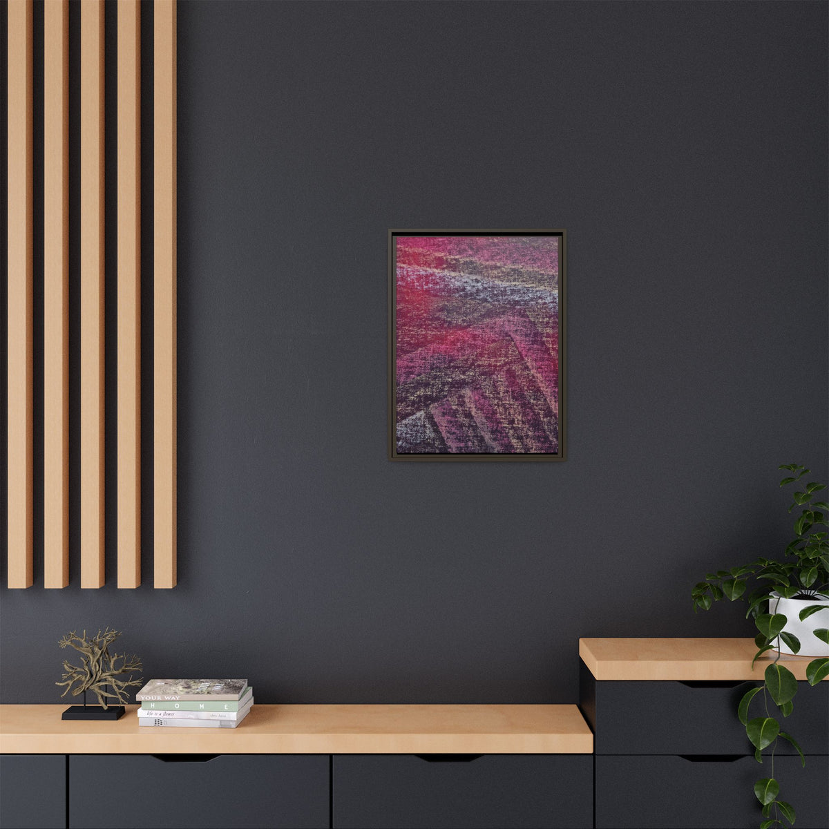 Voice Matte Canvas, Framed
