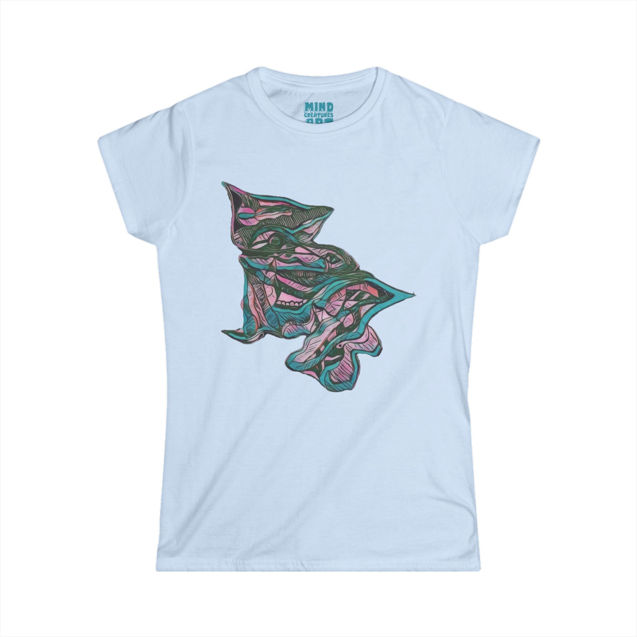 Cheshire (Pink & Teal) Women's Softstyle Tee