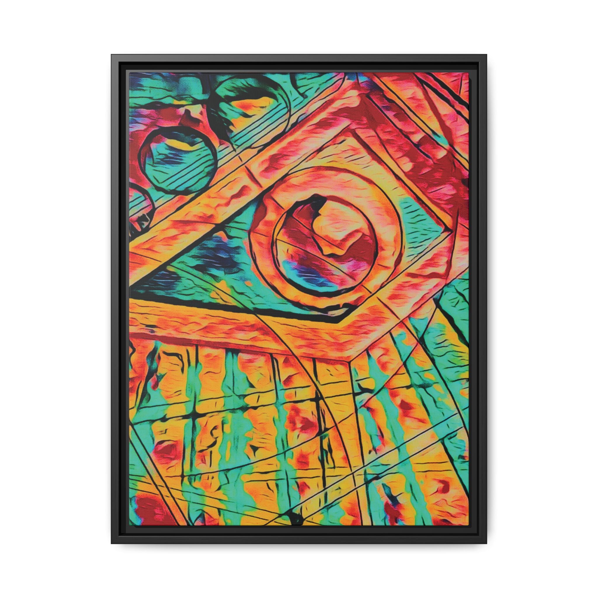 Love (Bright) Matte Canvas, Framed