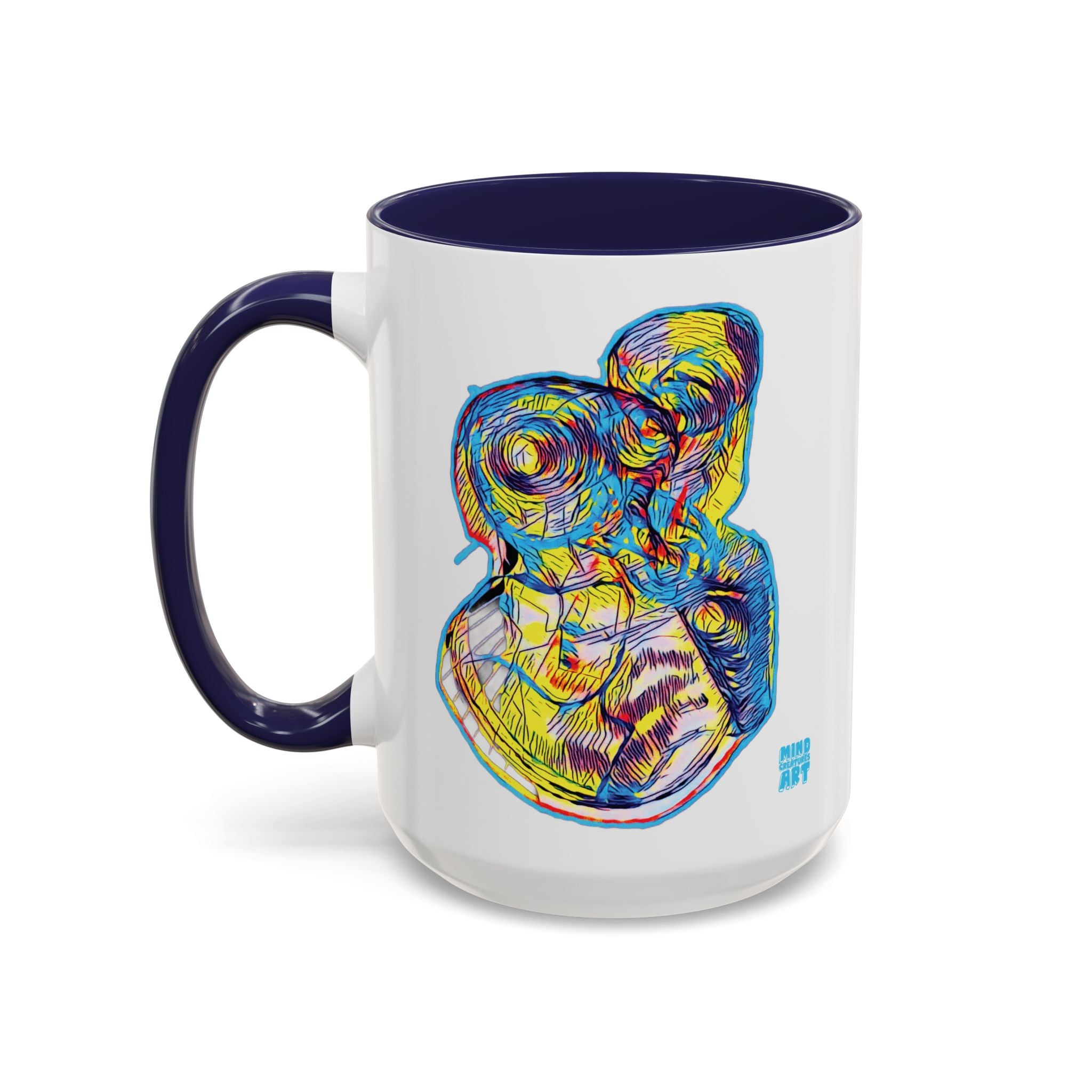 Curiosity (Neon) Accent Coffee Mug (11oz, 15oz)