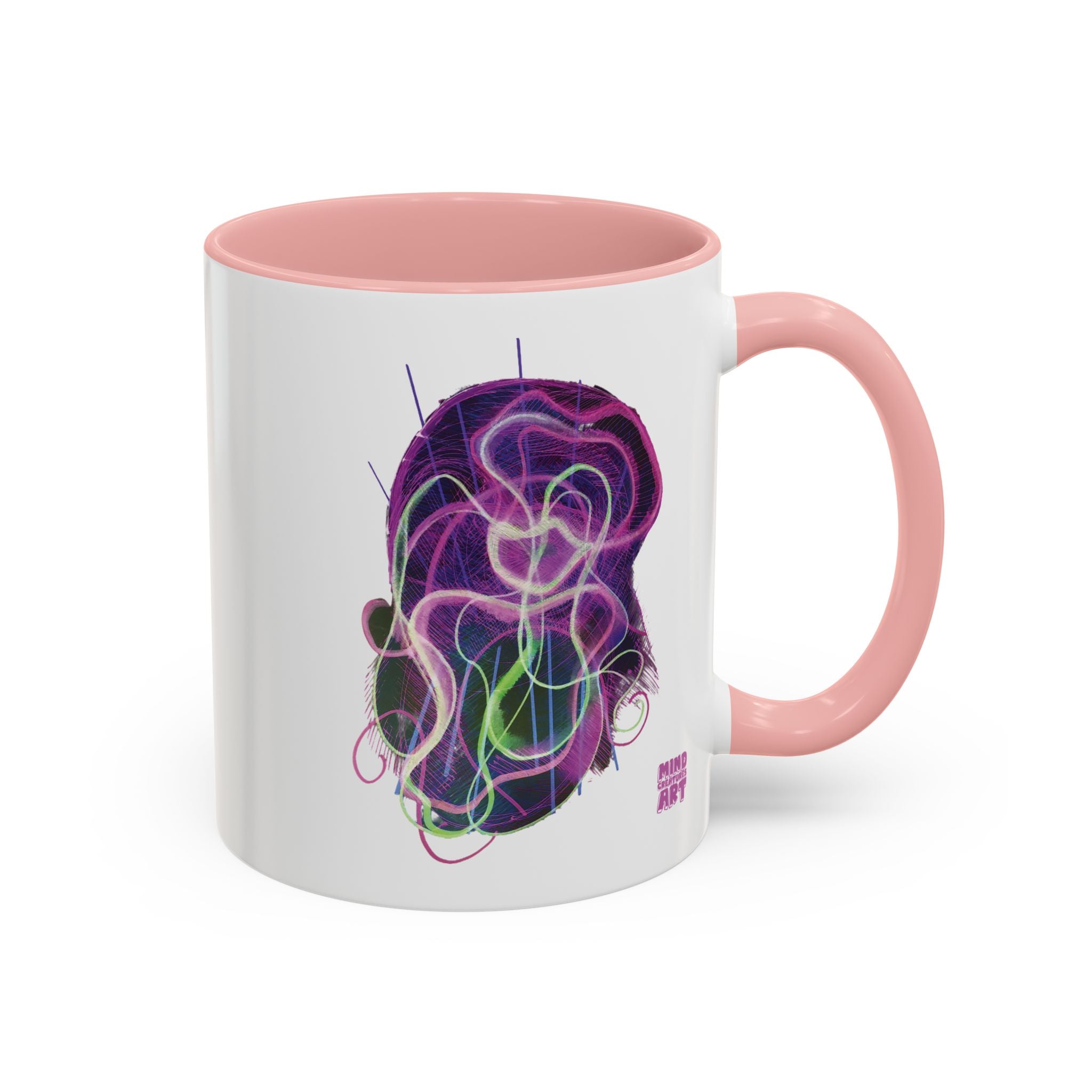 Davy Jones (Electric Purple) Accent Coffee Mug (11oz, 15oz)
