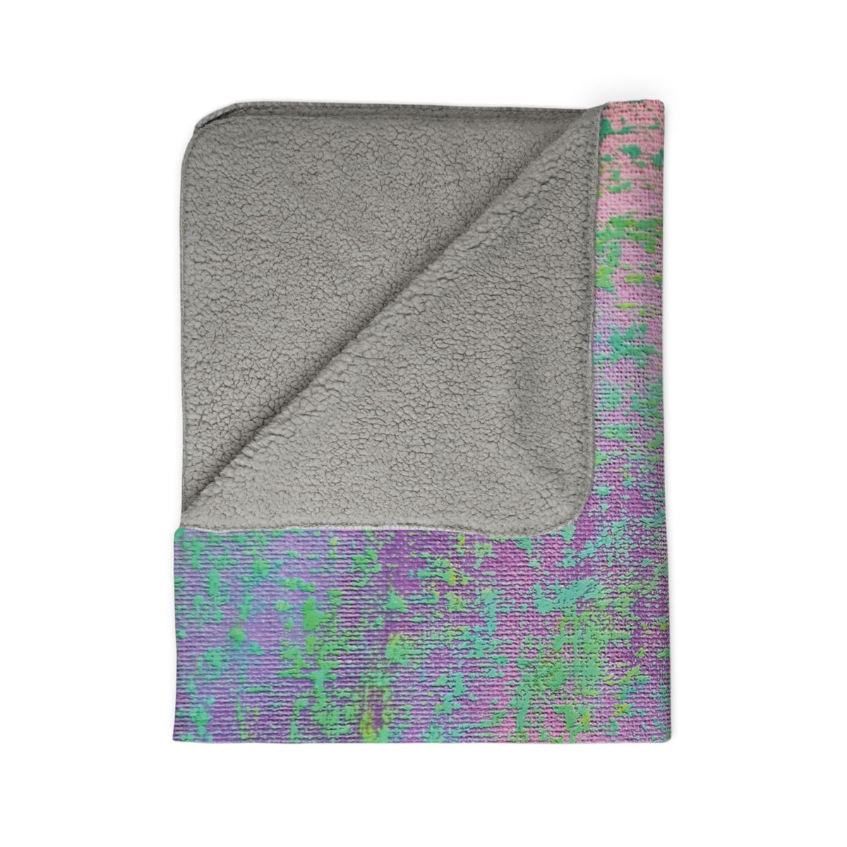 Unicorn Fleece Sherpa Blanket