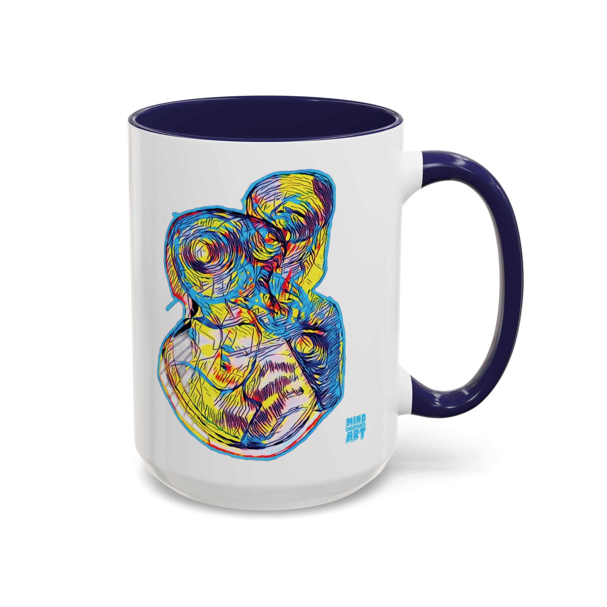 Curiosity (Neon) Accent Coffee Mug (11oz, 15oz)
