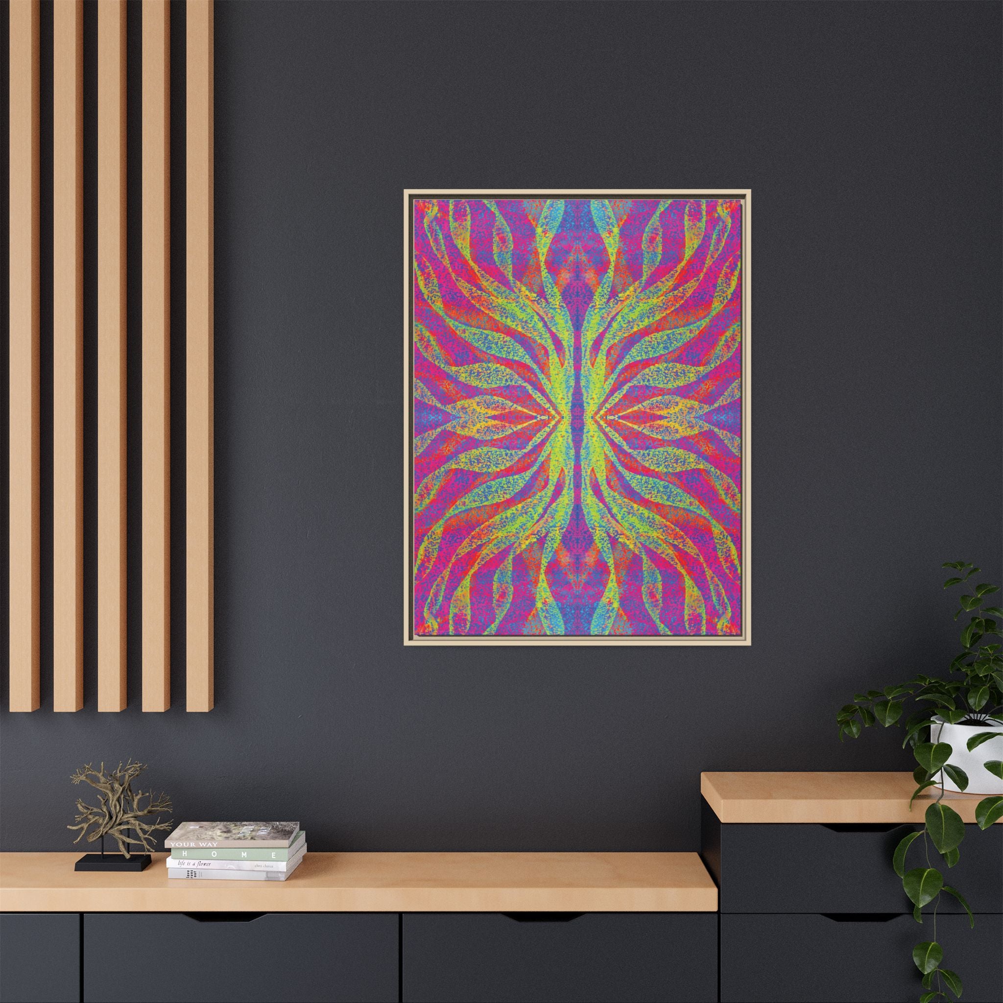 Wave Matte Canvas, Framed