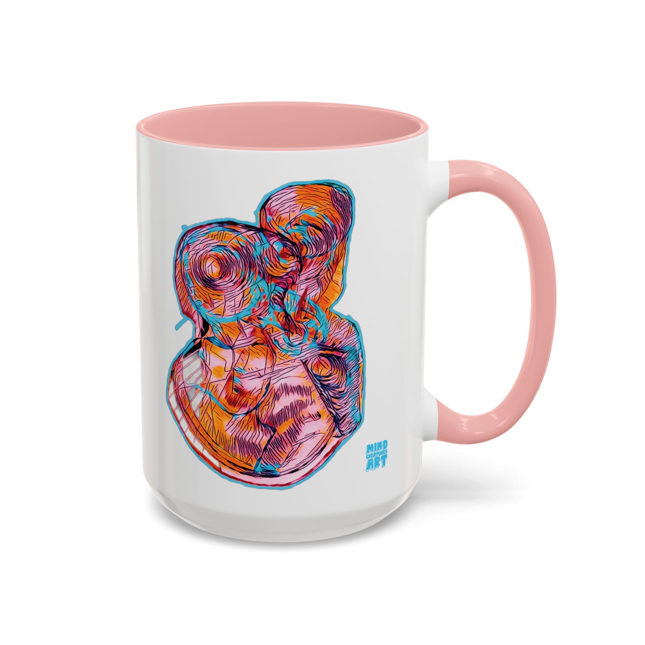 Curiosity (Pink) Accent Coffee Mug (11oz, 15oz)