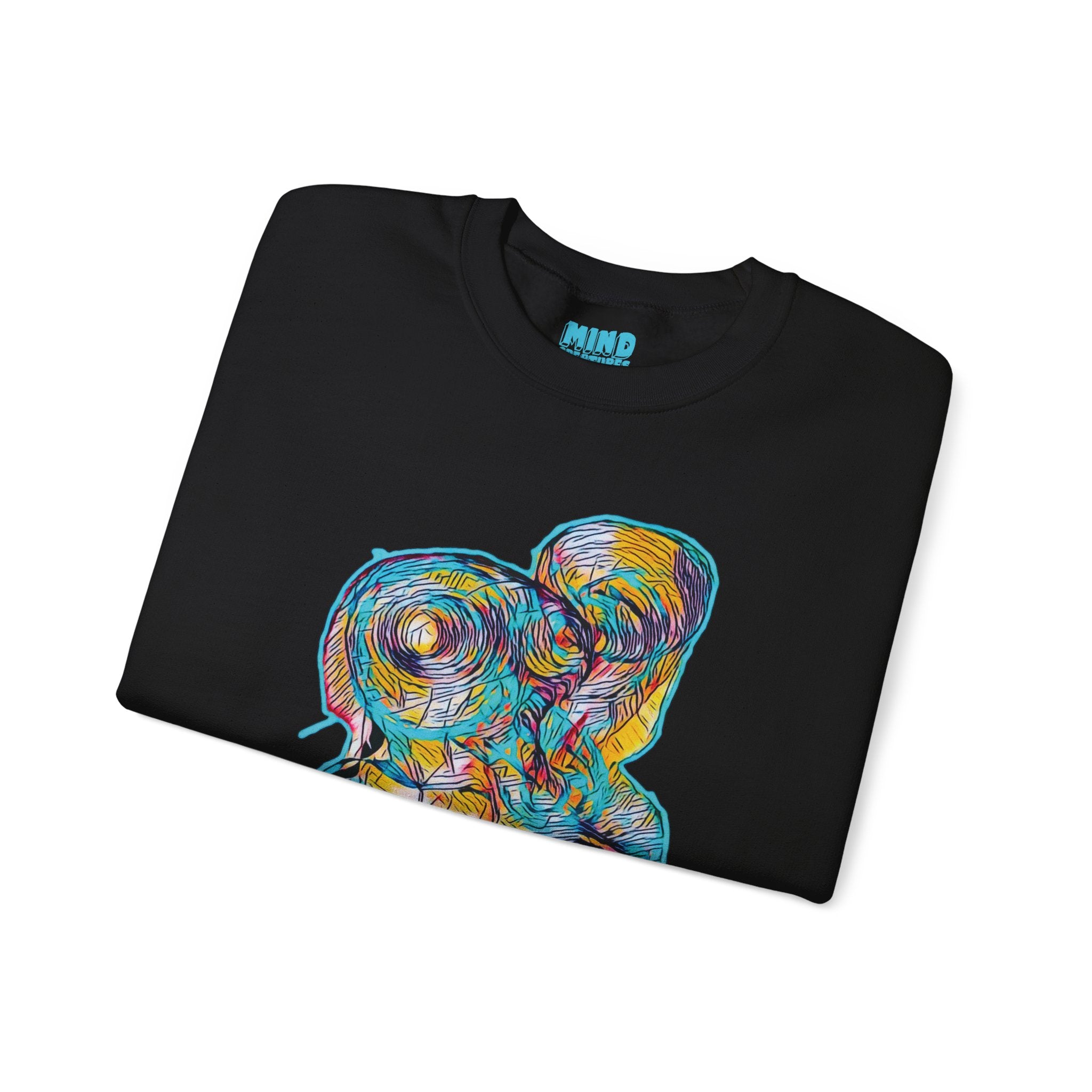 Curiosity (Aqua) Unisex Heavy Blend™ Crewneck Sweatshirt