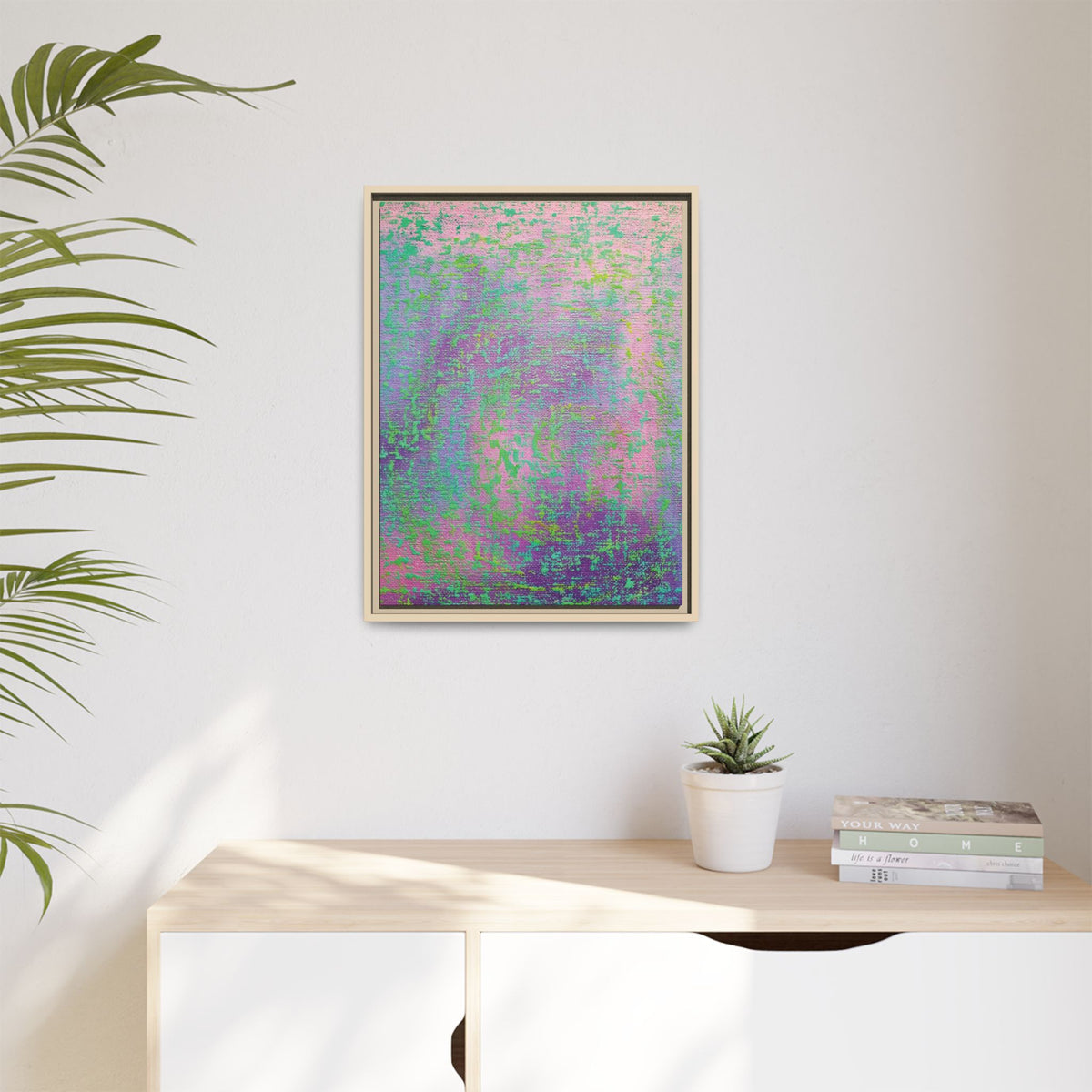 Unicorn Matte Canvas, Framed