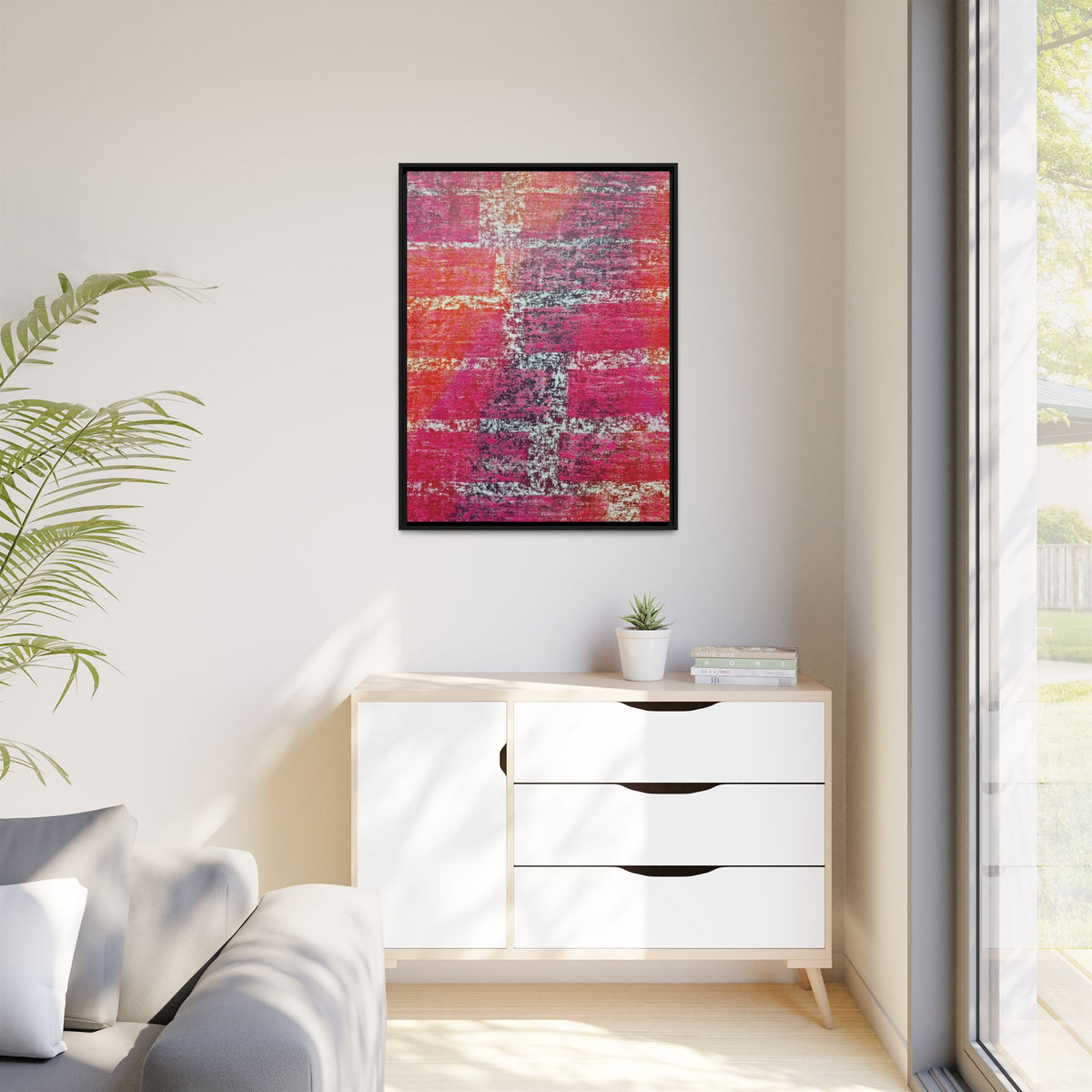 Experiment (V4) Matte Canvas, Framed