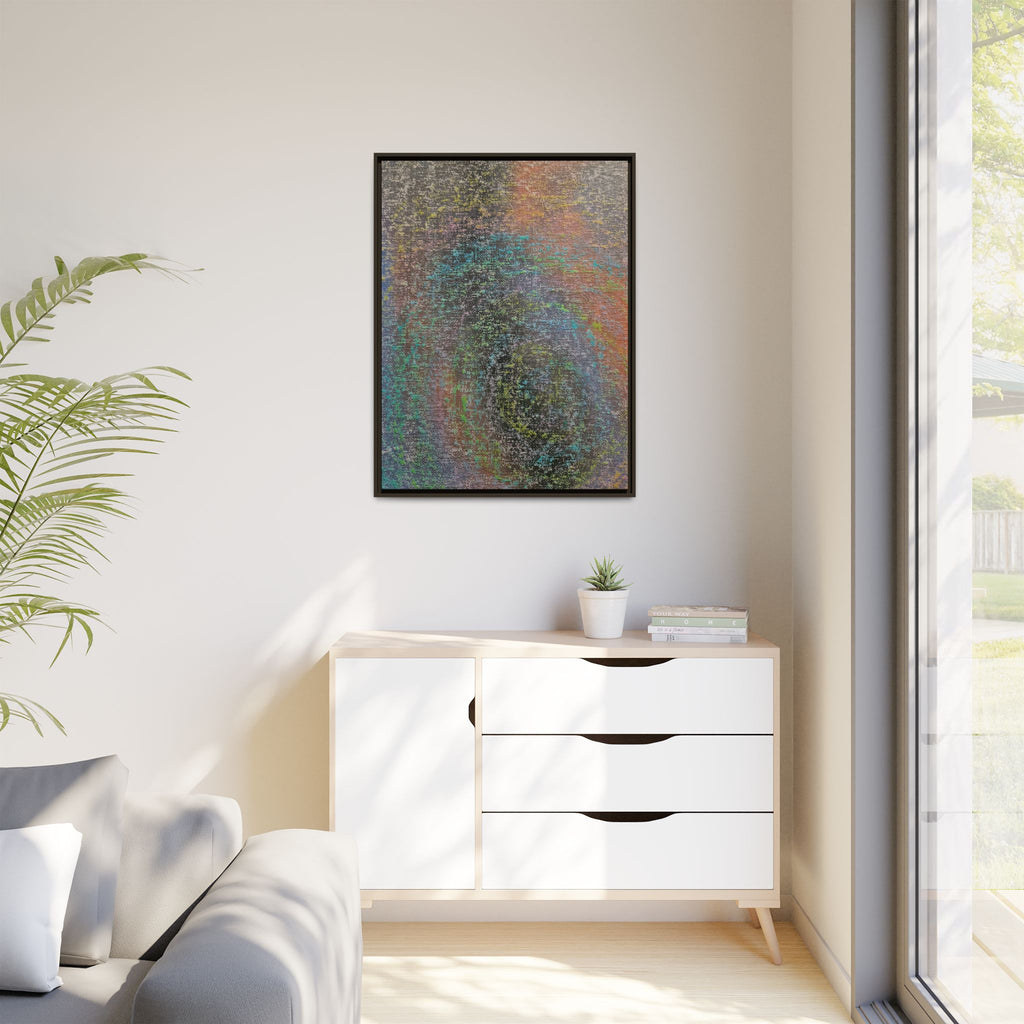 Iridescent Matte Canvas, Framed