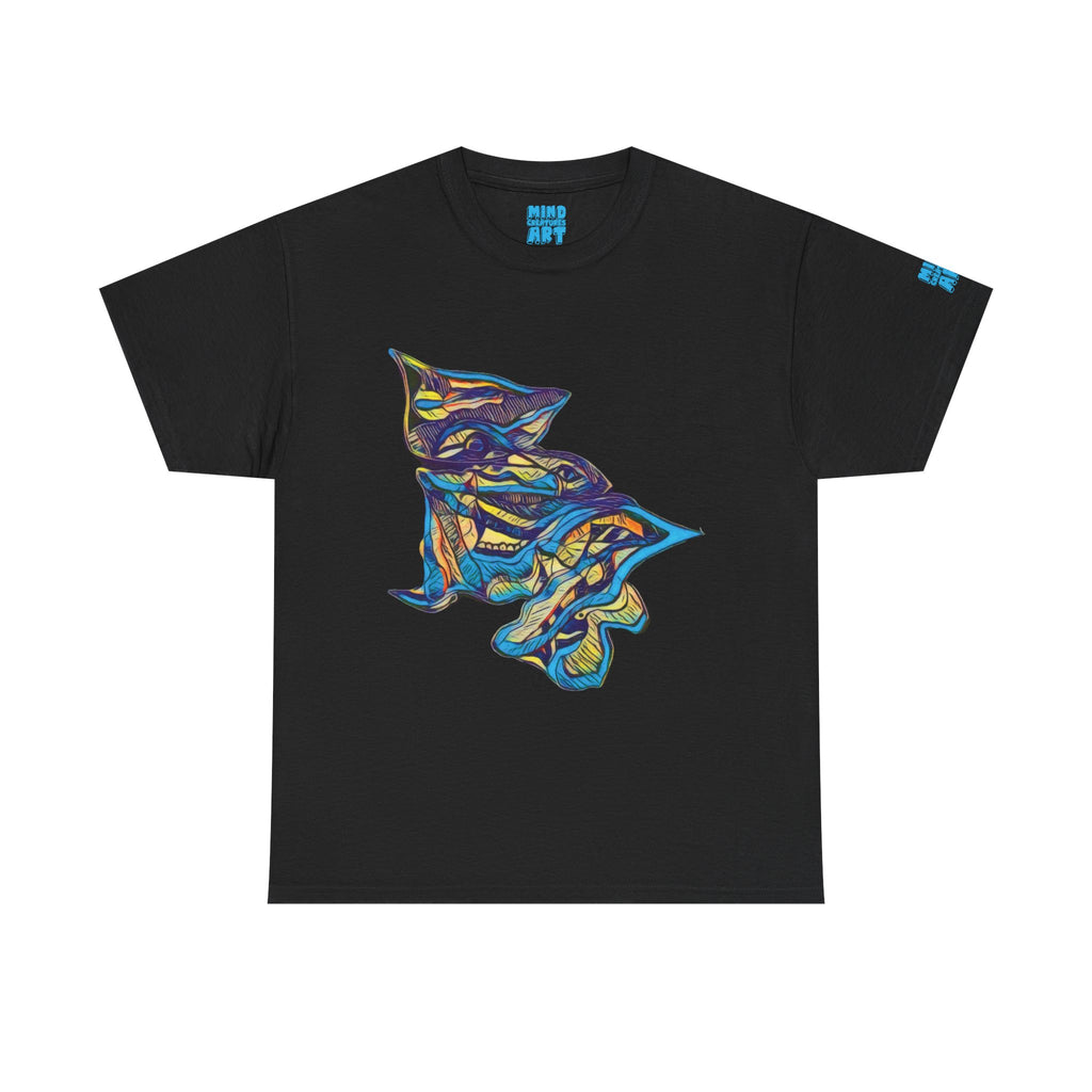 Cheshire (Blue & Yellow) Unisex Heavy Cotton Tee