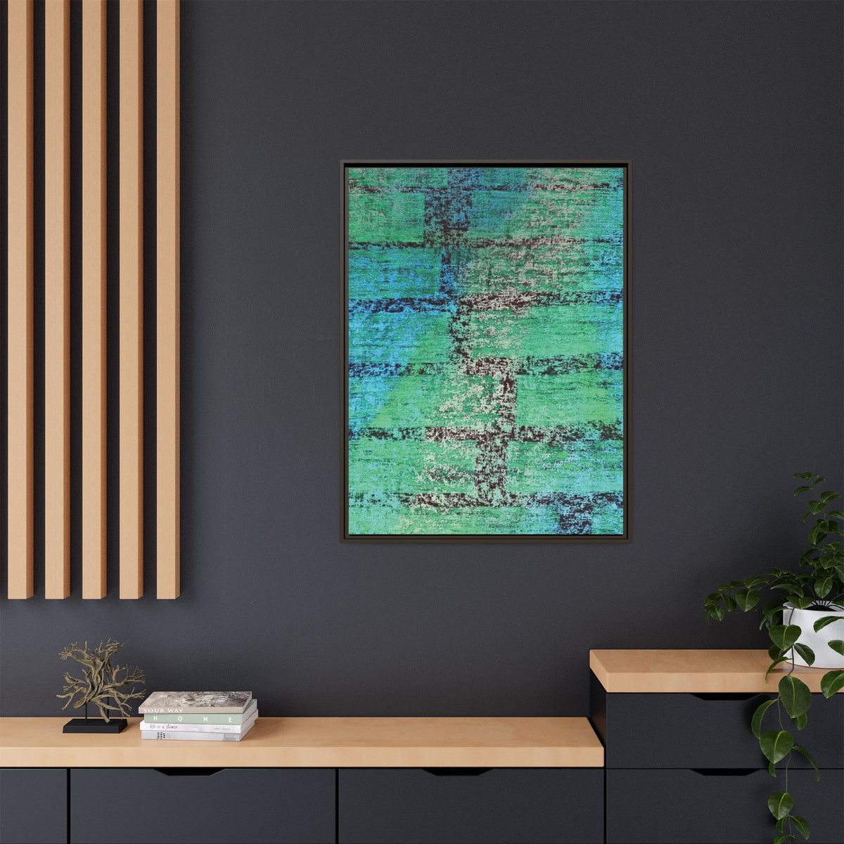 Experiment (V2) Matte Canvas, Framed