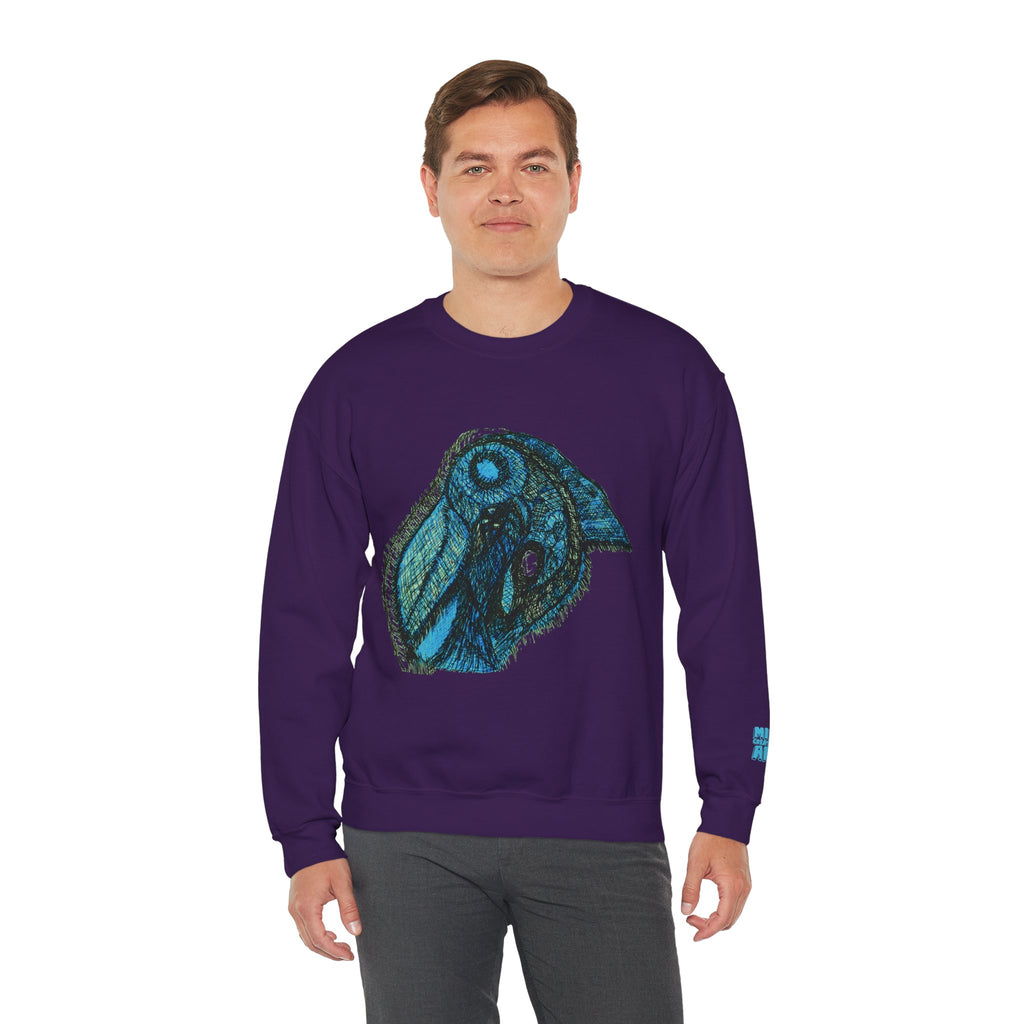 Who Are You? (Teal) Unisex Heavy Blend™ Crewneck Sweatshirt
