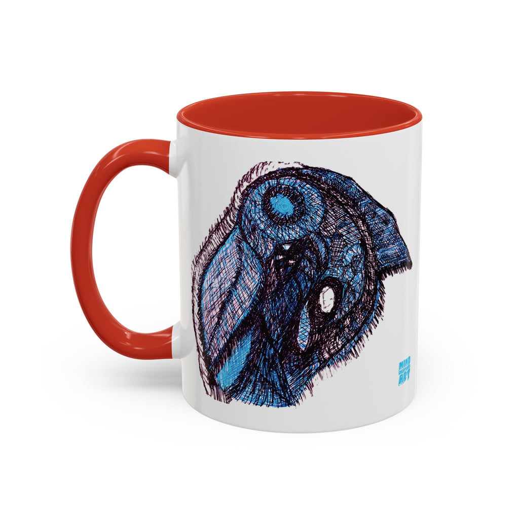 Who Are You? (Blue) Accent Coffee Mug (11oz, 15oz)