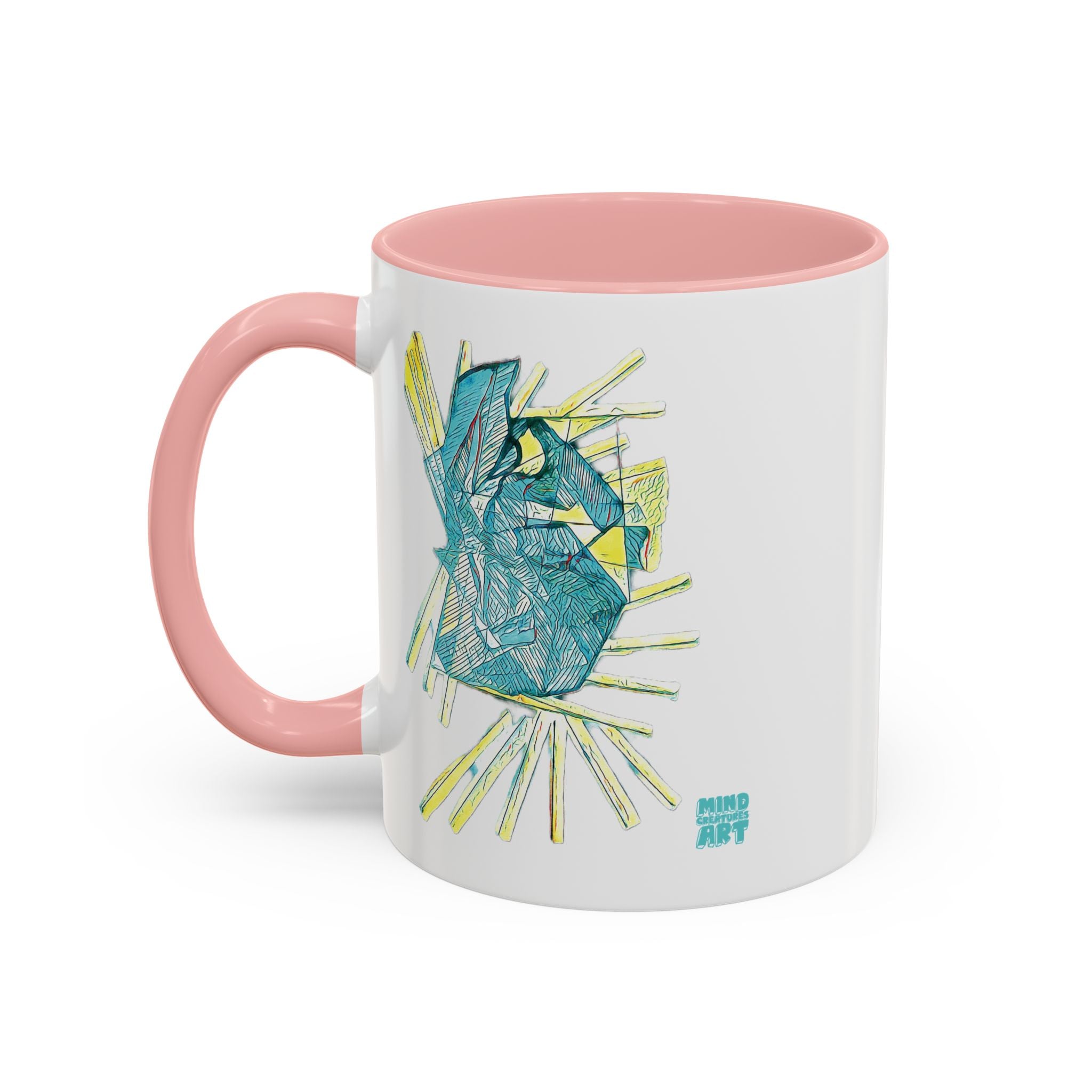 Lightspeed (Aqua) Accent Coffee Mug (11oz, 15oz)