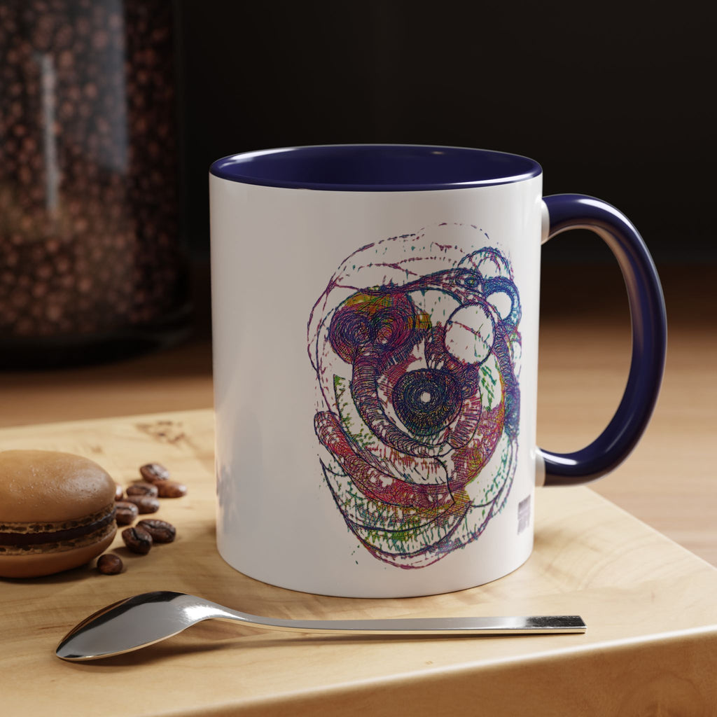 Spiraling Accent Coffee Mug (11oz, 15oz)