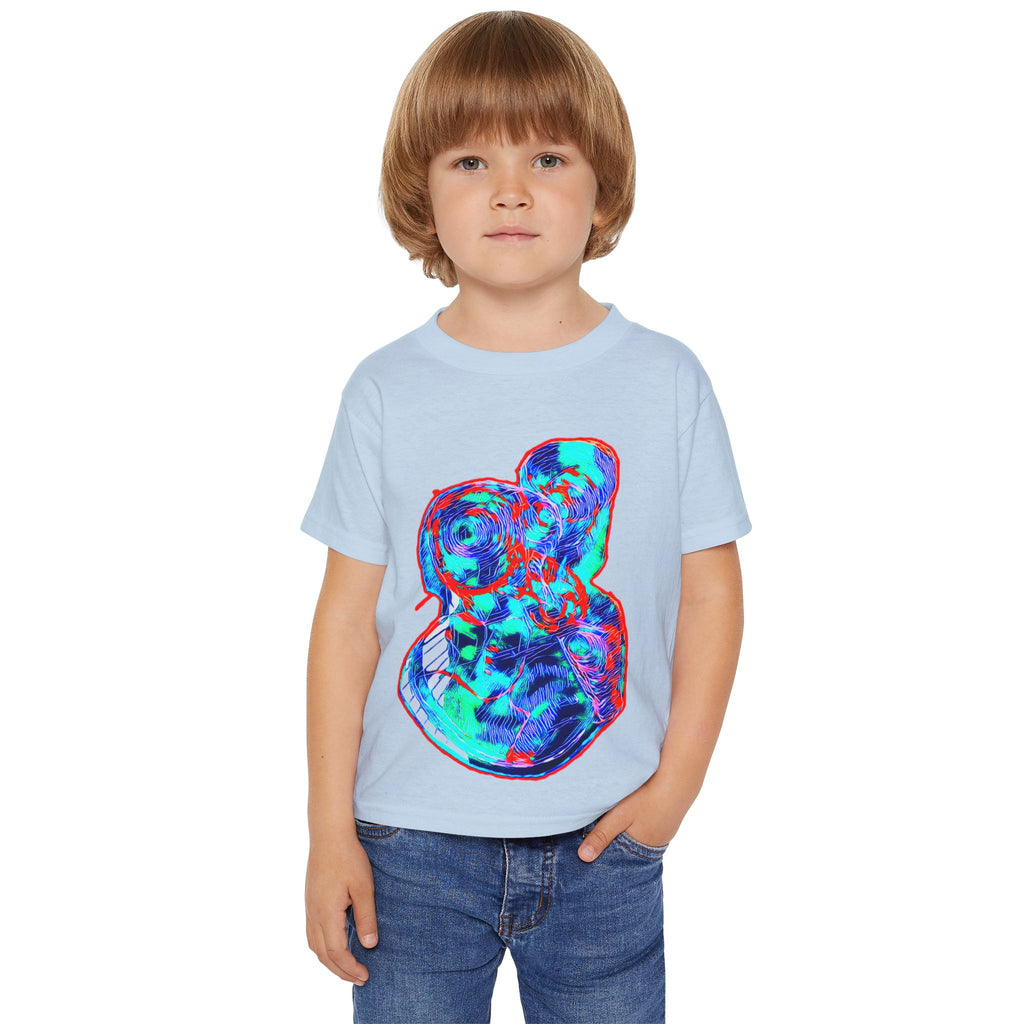 Curiosity (Blue & Red) Heavy Cotton™ Toddler T-shirt