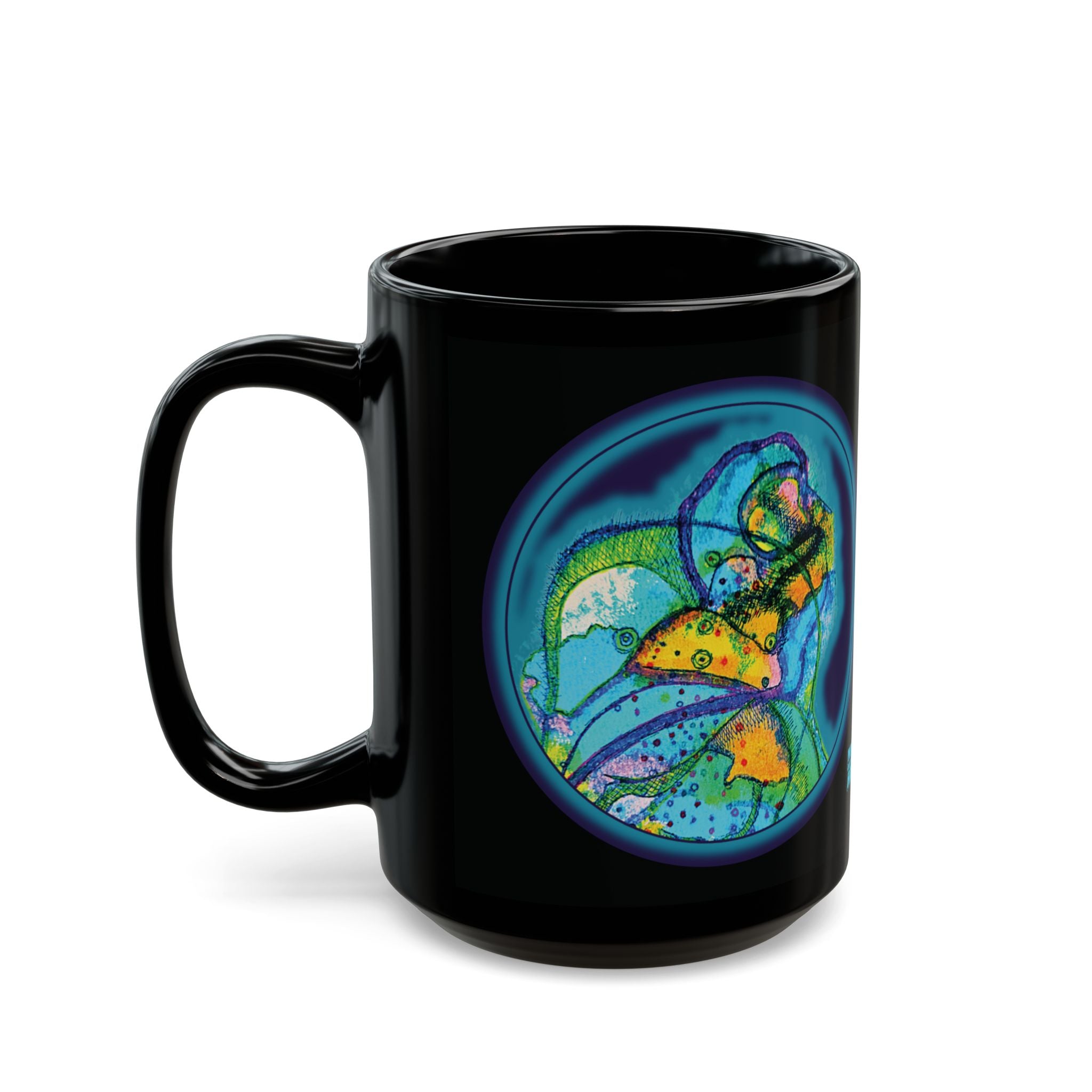 Exploration Black Ceramic Mug (11oz, 15oz)
