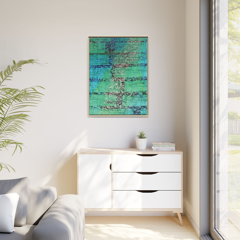 Experiment (V2) Matte Canvas, Framed