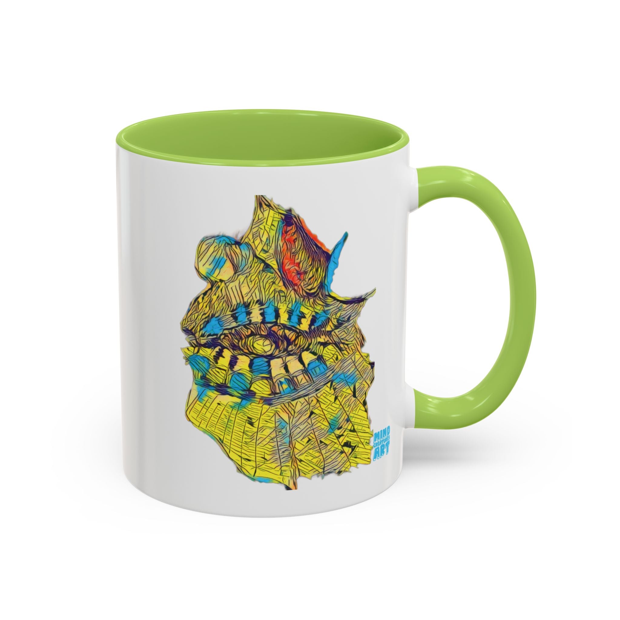 Hypnagogic (Neon) Accent Coffee Mug (11oz, 15oz)