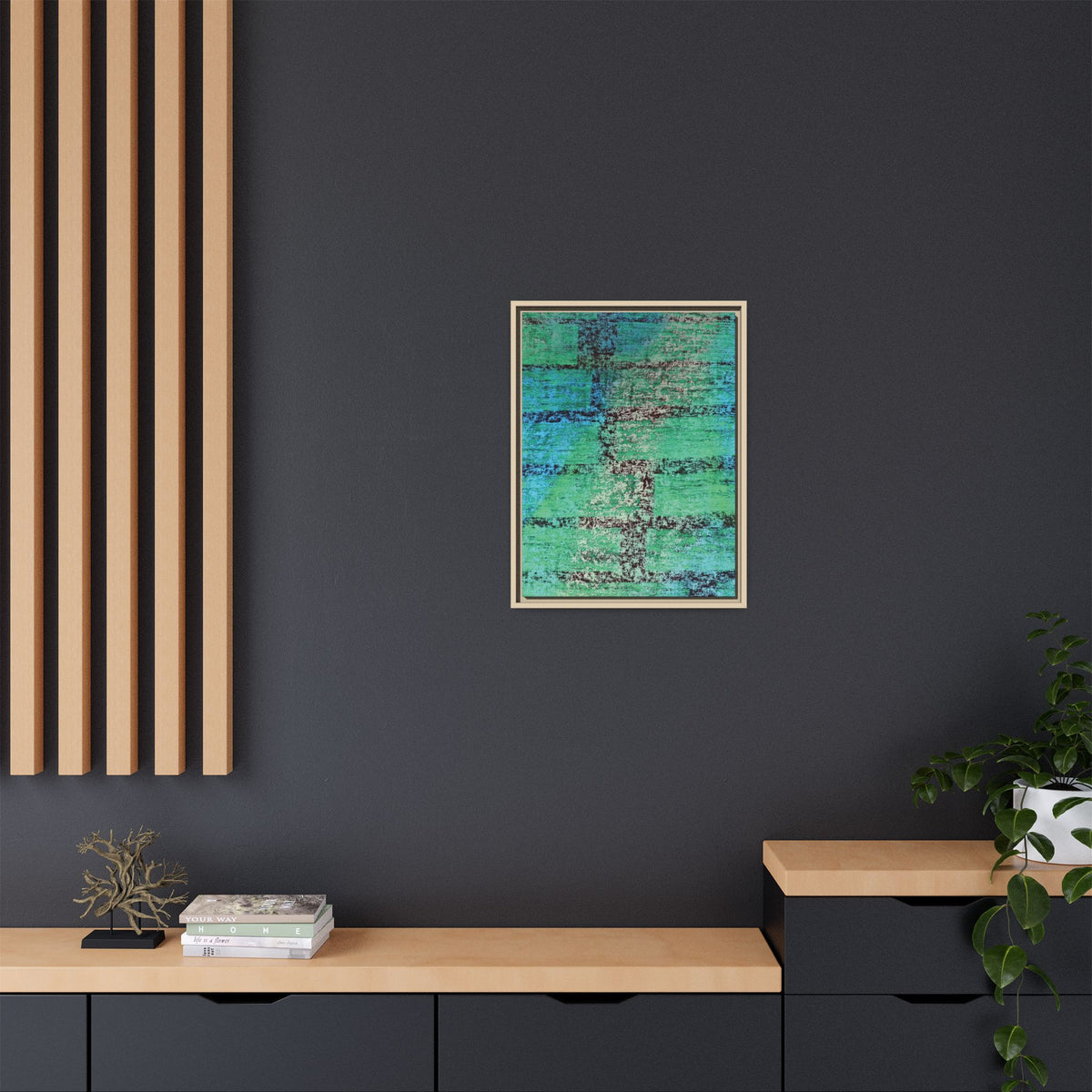 Experiment (V2) Matte Canvas, Framed