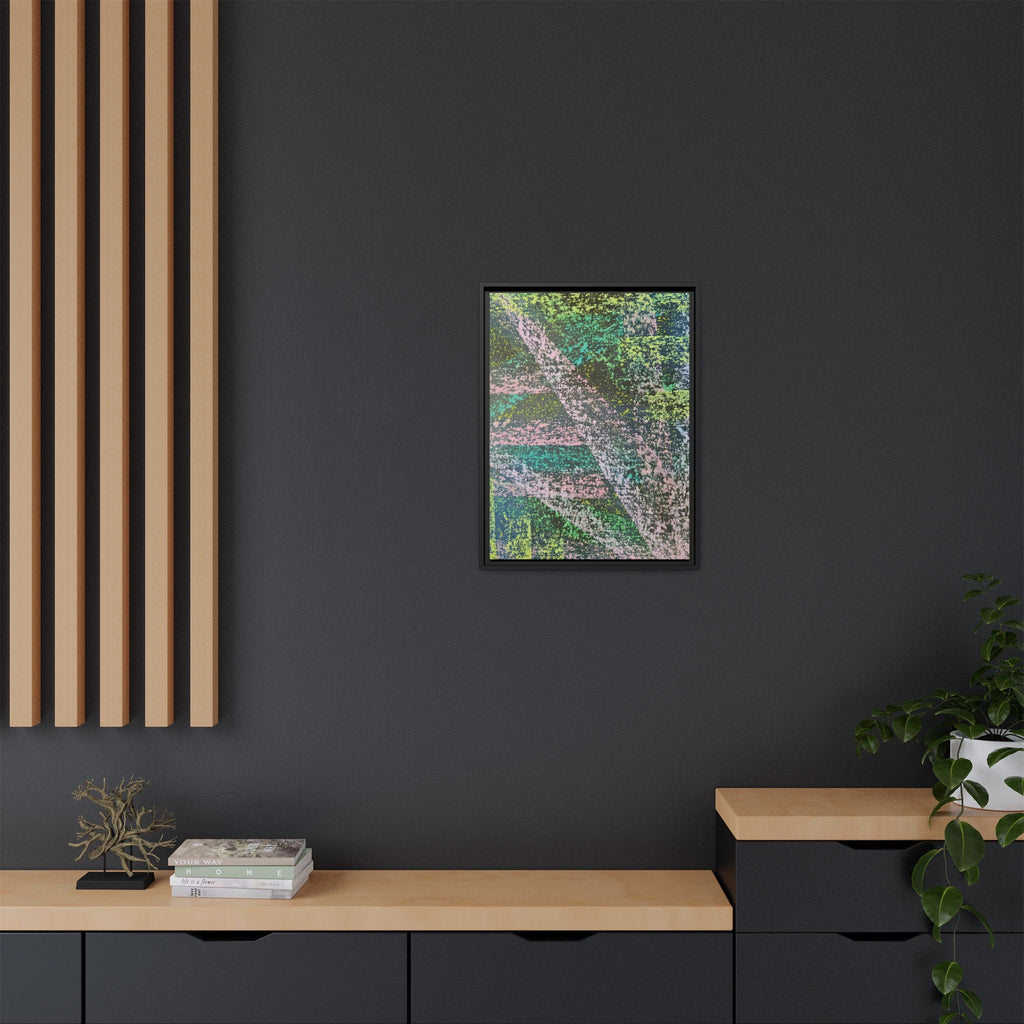 Stream Matte Canvas, Framed