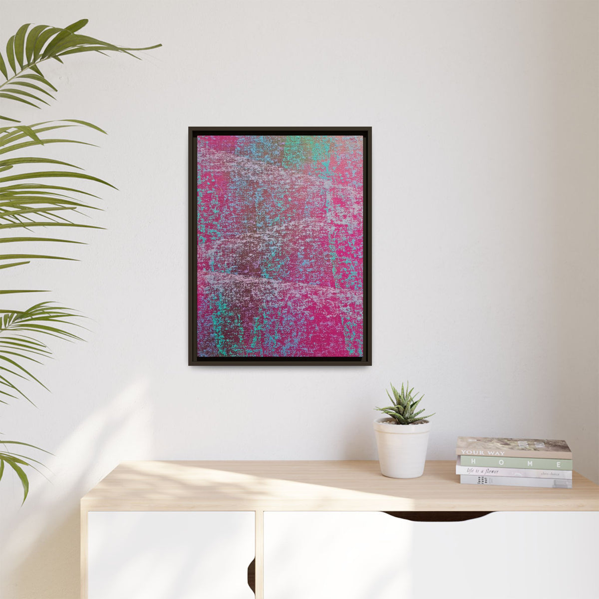 Hazy (V2) Matte Canvas, Framed