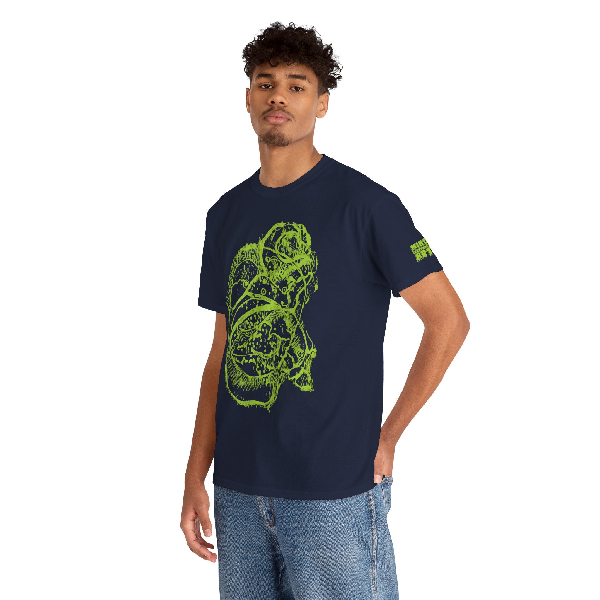 Exploration (Lime) Unisex Heavy Cotton Tee