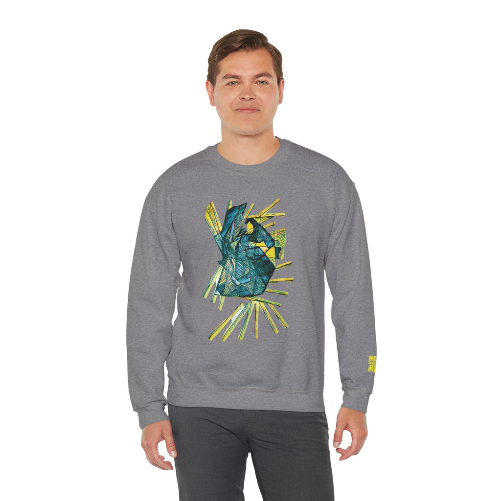Lightspeed (Teal) Unisex Heavy Blend™ Crewneck Sweatshirt