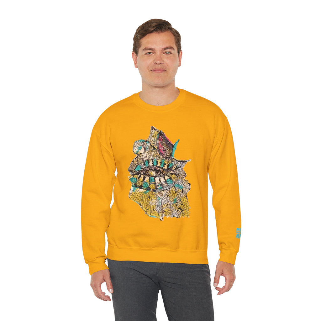 Hypnagogic (Gold) Unisex Heavy Blend™ Crewneck Sweatshirt