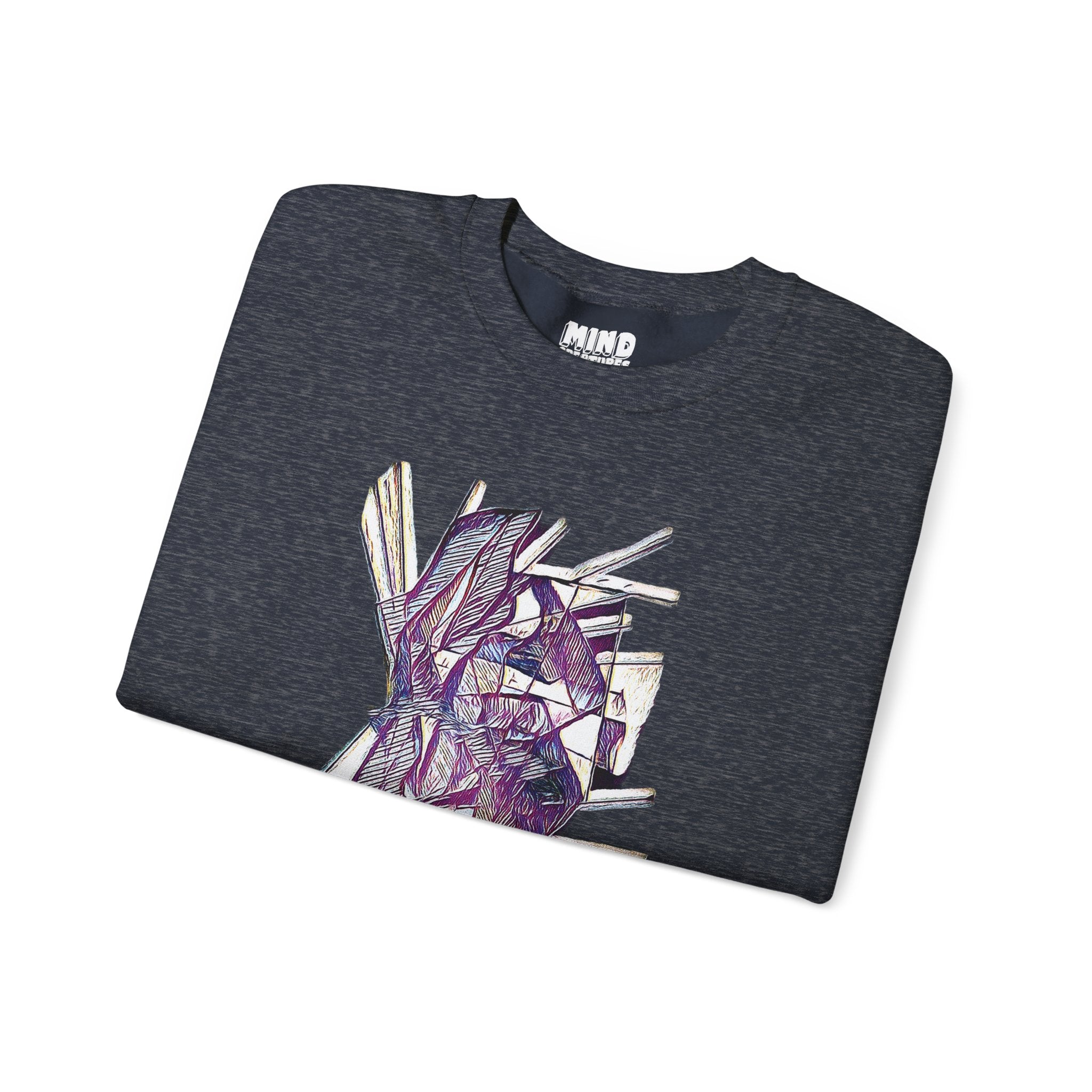 Lightspeed (Purple) Unisex Heavy Blend™ Crewneck Sweatshirt