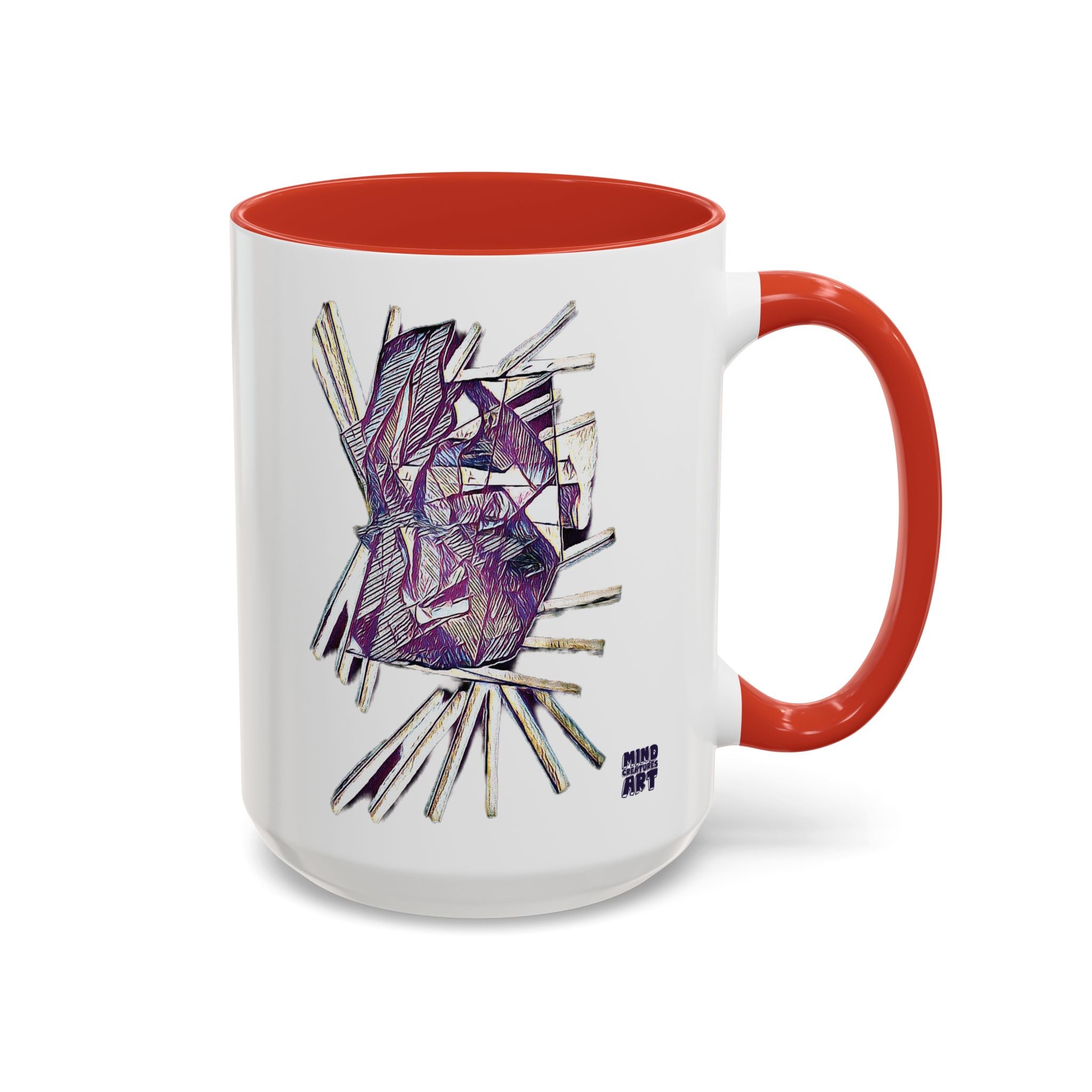 Lightspeed (Purple) Accent Coffee Mug (11oz, 15oz)
