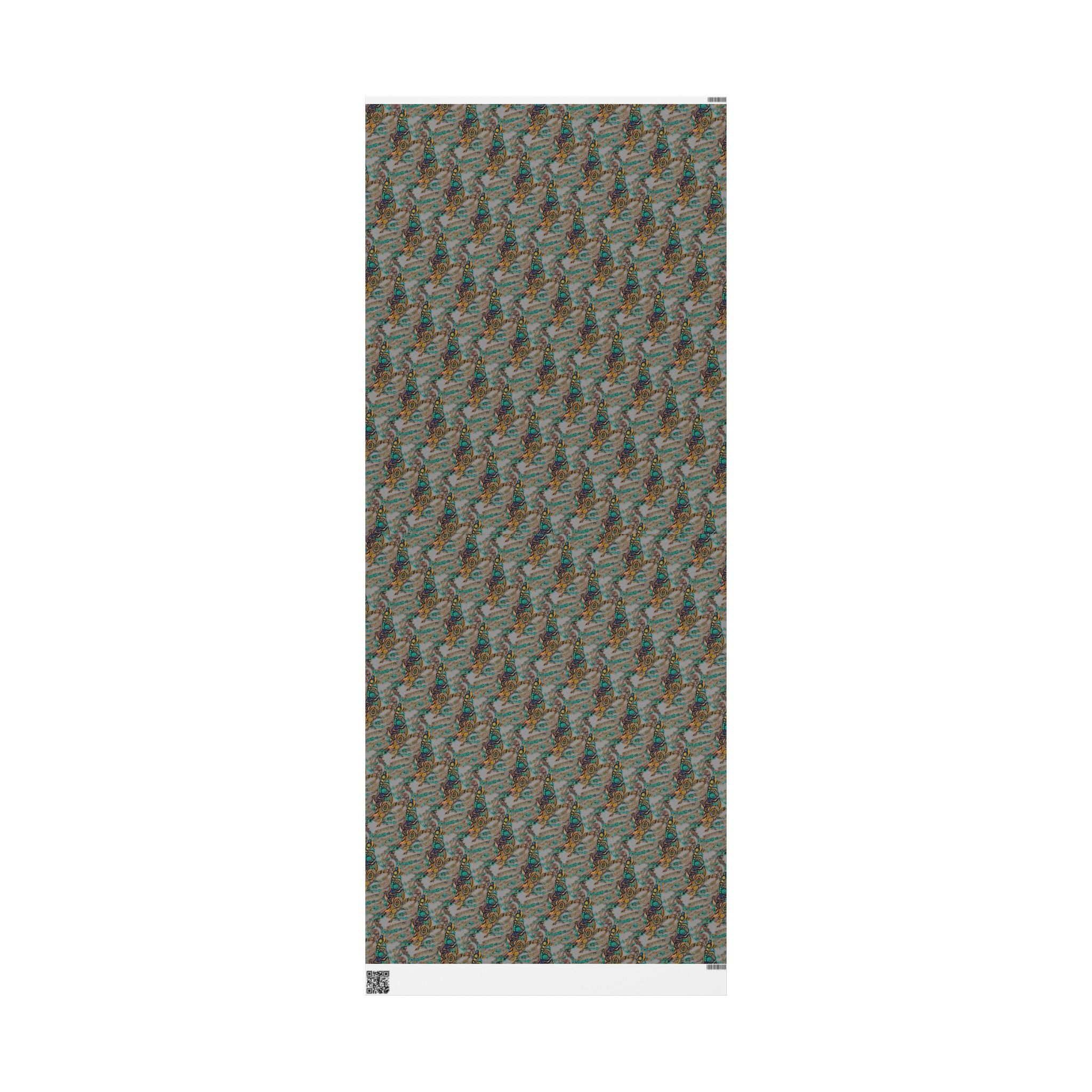 Vessel (Gray Background) Heavy Wrapping Paper