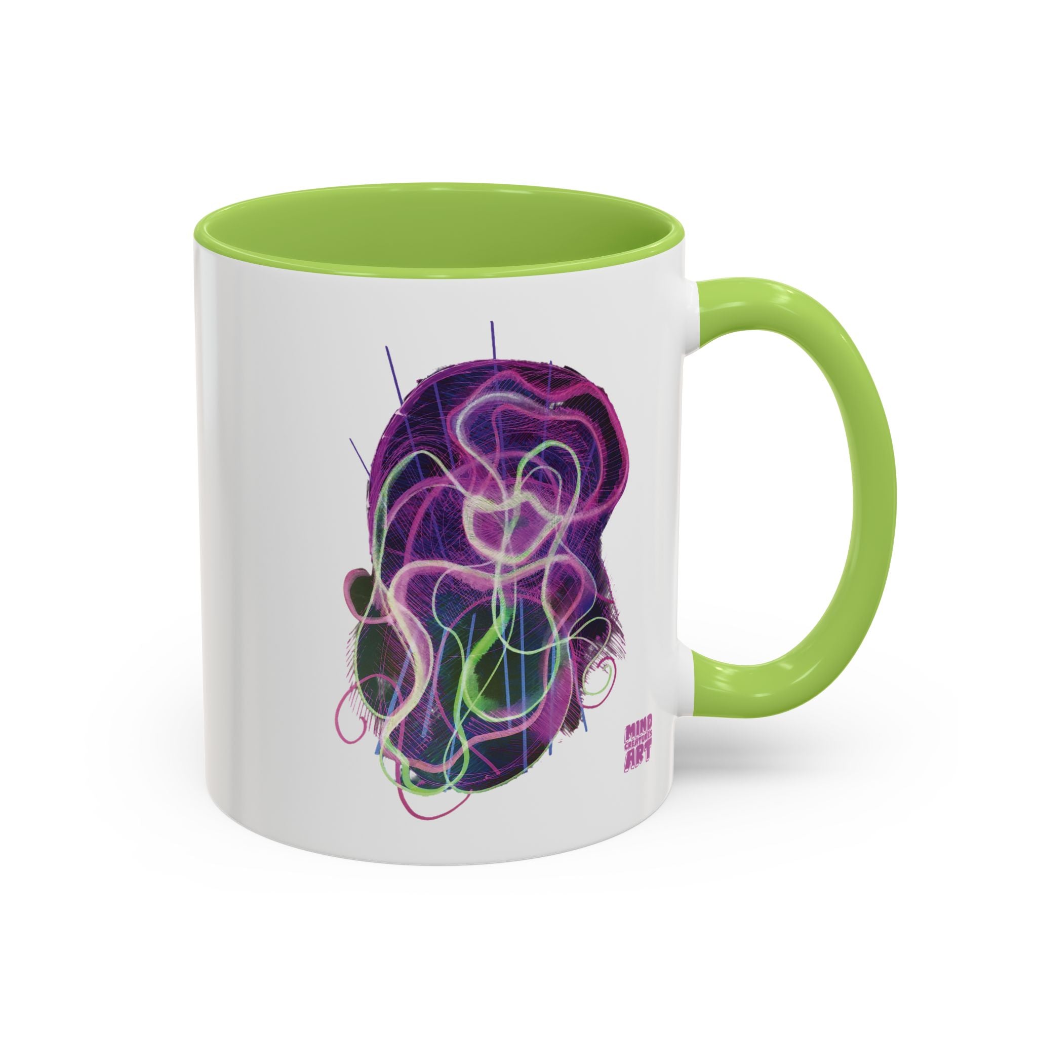 Davy Jones (Electric Purple) Accent Coffee Mug (11oz, 15oz)