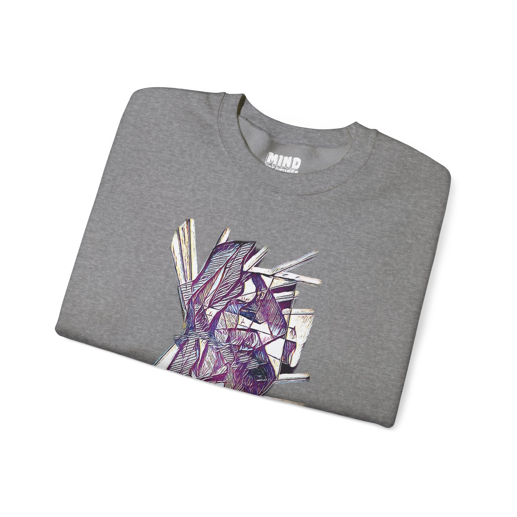 Lightspeed (Purple) Unisex Heavy Blend™ Crewneck Sweatshirt