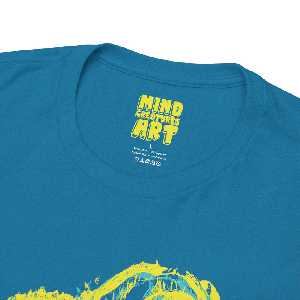 Exploration (Blur, Yellow & Blue) Unisex Heavy Cotton Tee