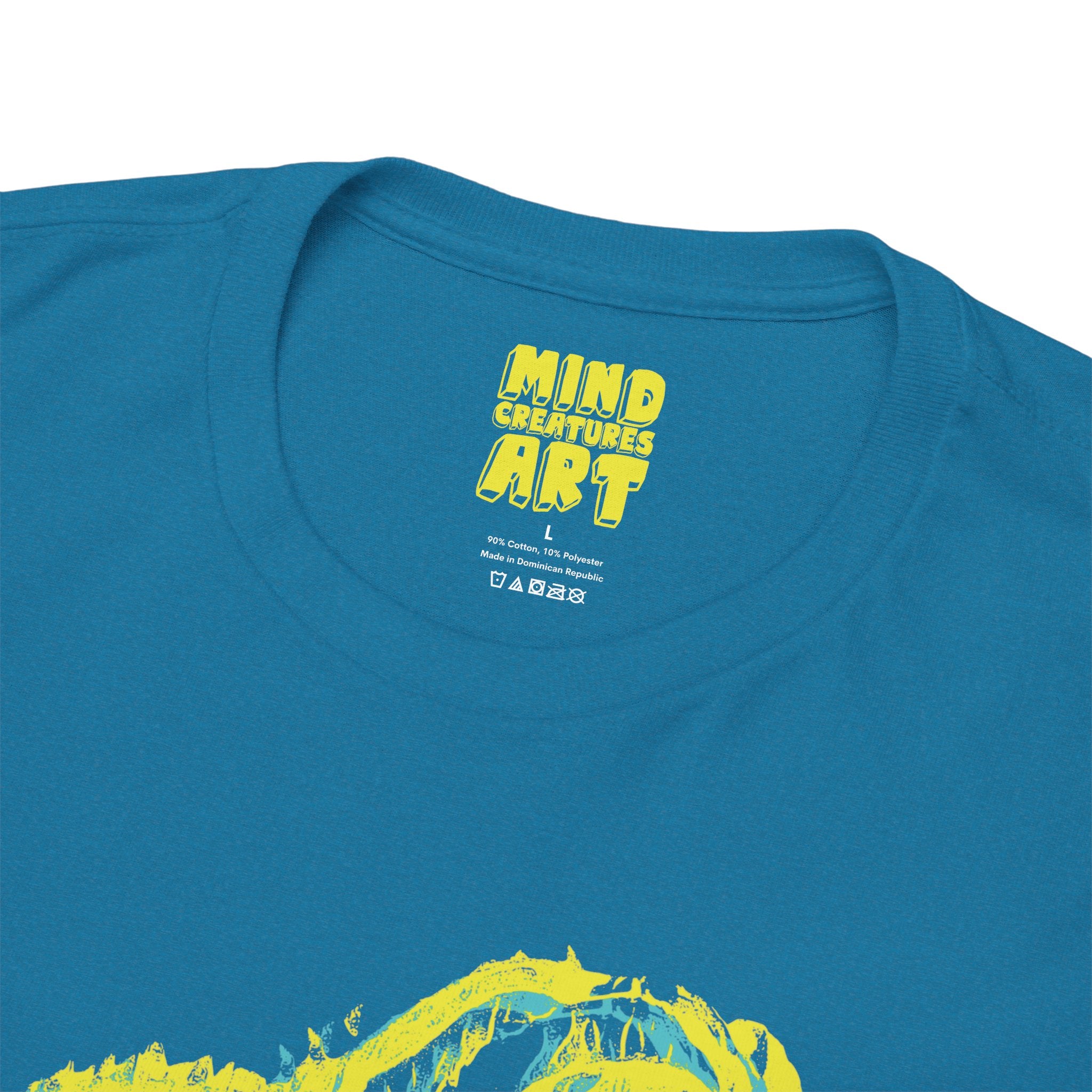 Exploration (Blur, Yellow & Blue) Unisex Heavy Cotton Tee