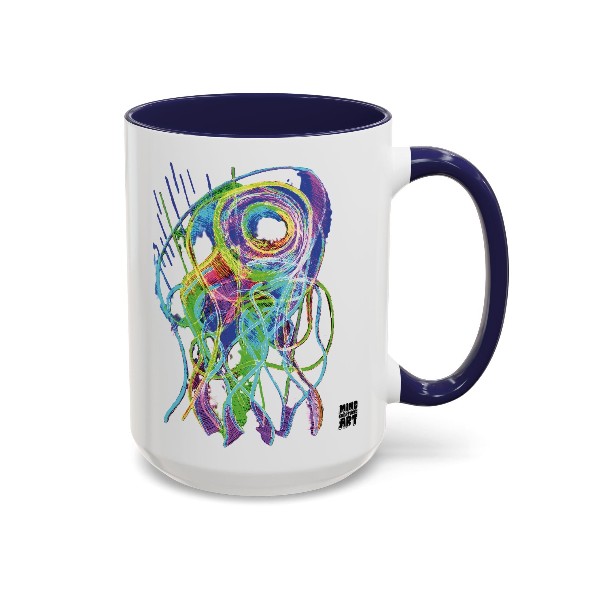 Jelly Jam (Neon) Accent Coffee Mug (11oz, 15oz)