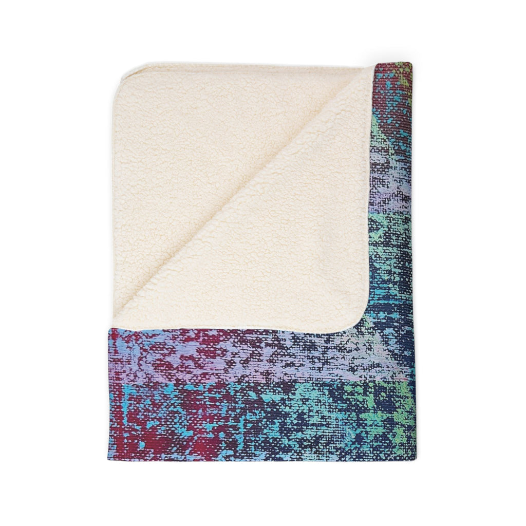 Elocution Fleece Sherpa Blanket