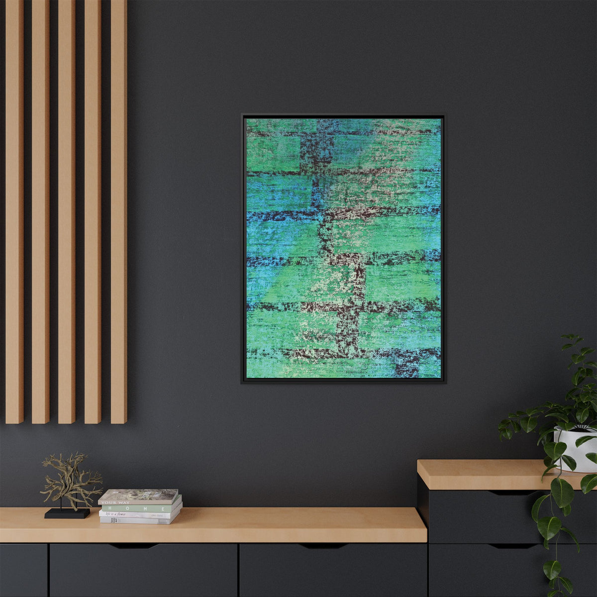 Experiment (V2) Matte Canvas, Framed